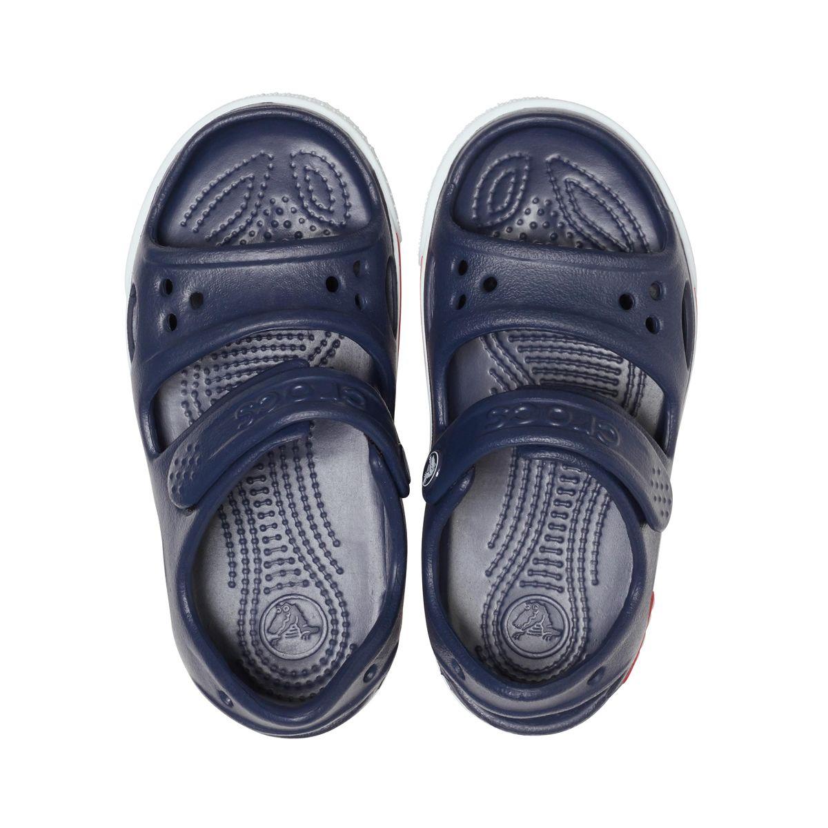 Sandalia Crocs Crocband II PS Niño Navy/White-5