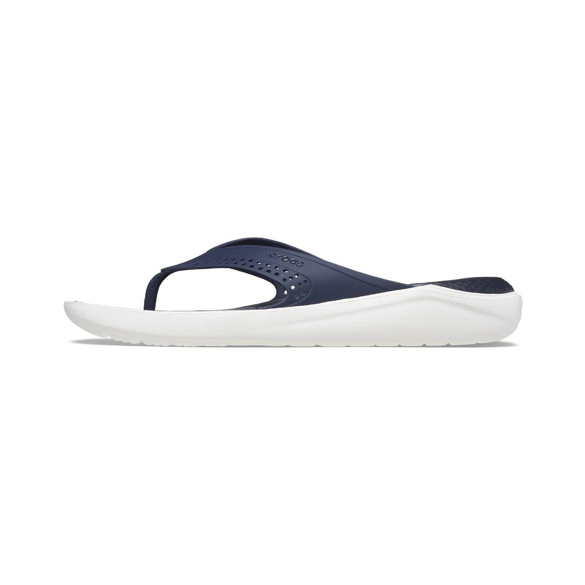 Sandalia Crocs LiteRide Flip Hombre Azul-2