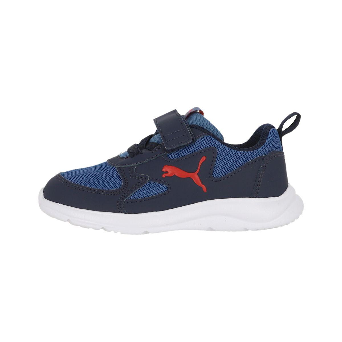 Zapatilla Puma Fun Racer Niño Bright Cobalt/High Risk Red-0
