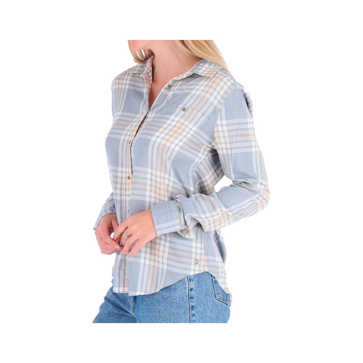 Camisa Mujer Roxy Capital Dream Blue Mirage Fields-1