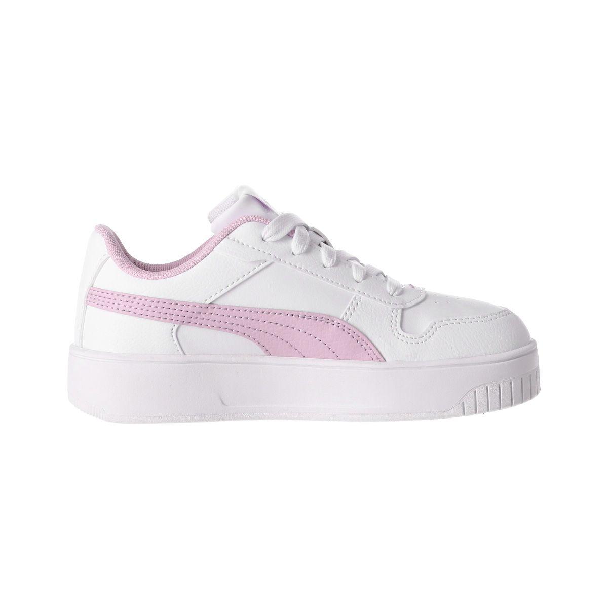 Zapatilla Puma Carina Street Niñas Blancas/Rosadas-1