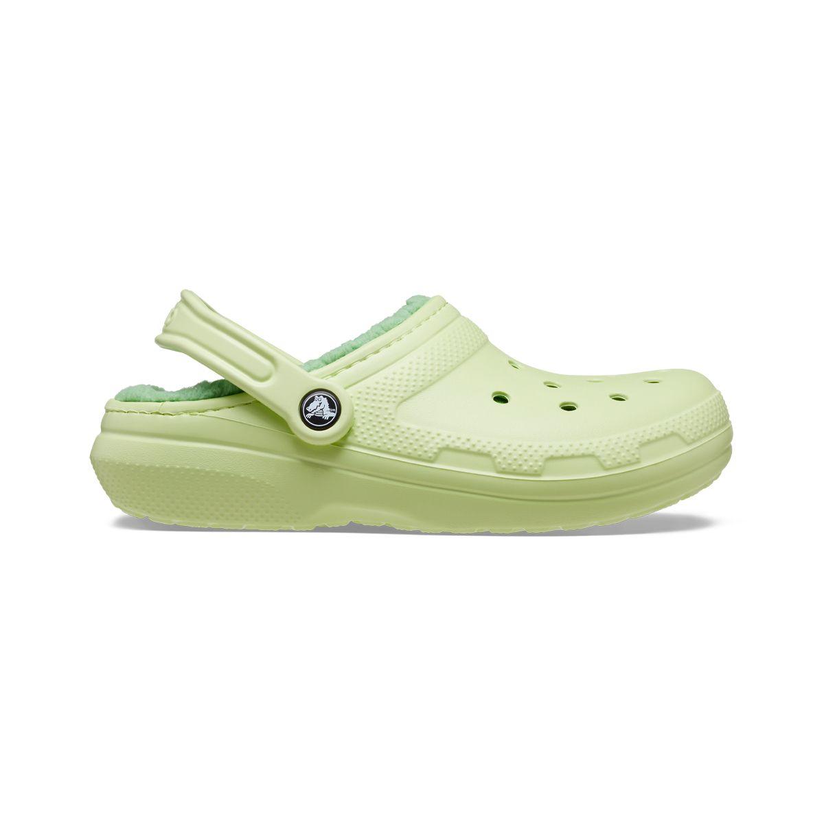 Zueco Crocs Classic Lined Unsiex Celery-1