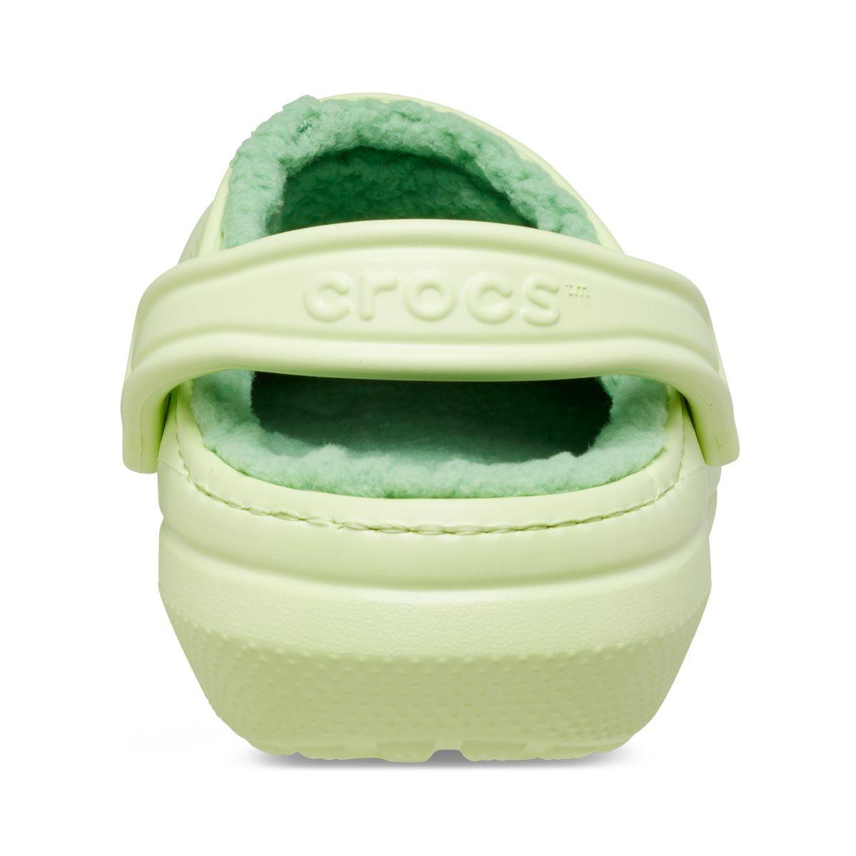 Zueco Crocs Classic Lined Unsiex Celery-4