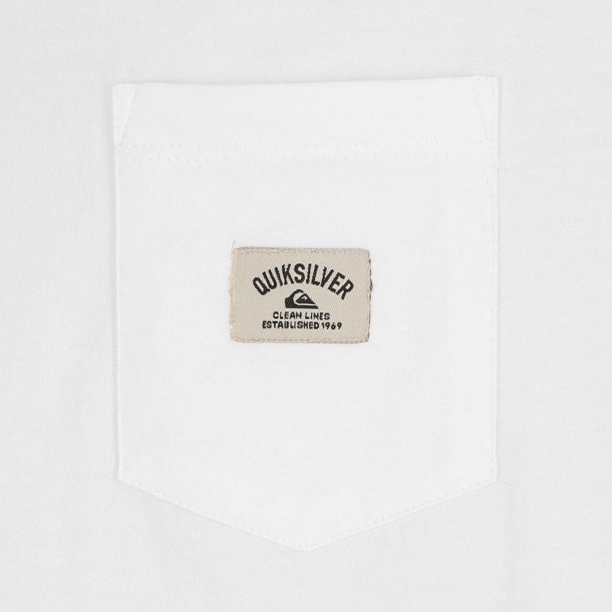 Polera Quiksilver Basic Hombre White-3