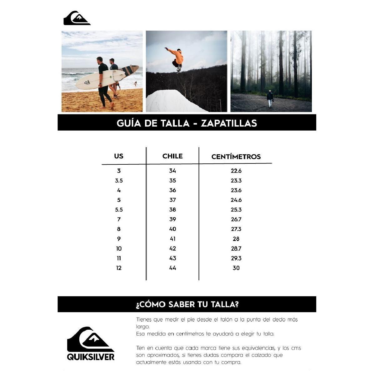 Zapatilla Quiksilver Take Off Canvas Hombre Negro-4