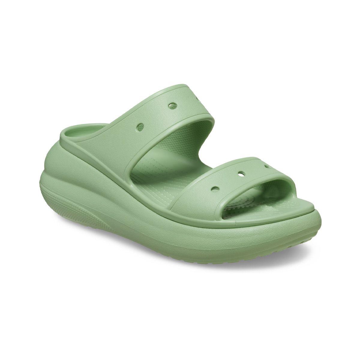 Sandalia Crocs Classic Crush Mujer Verde-0