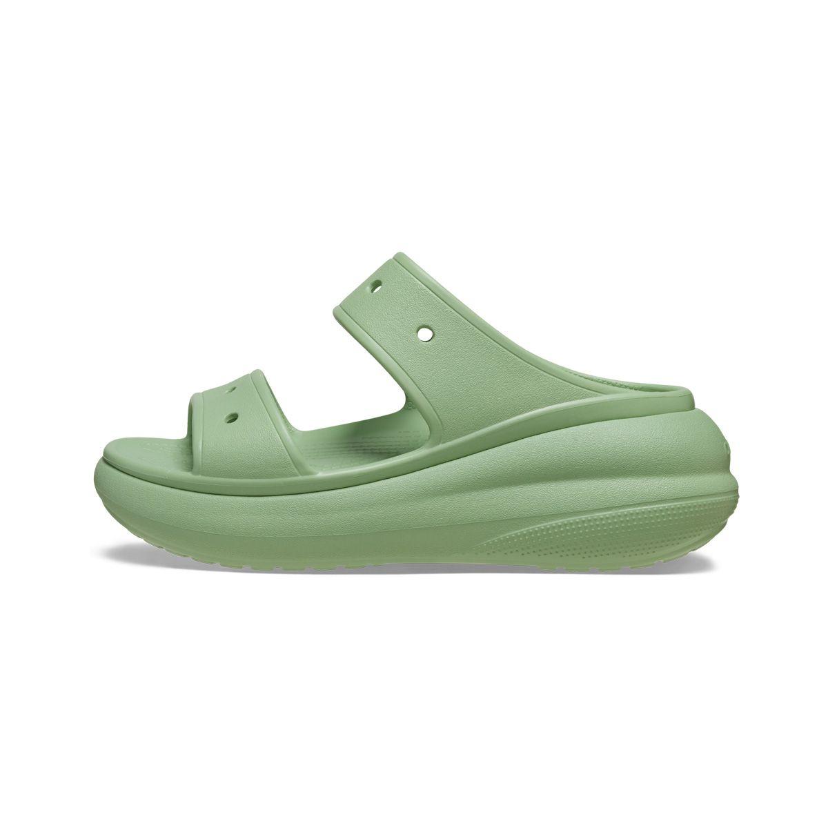 Sandalia Crocs Classic Crush Mujer Verde-2