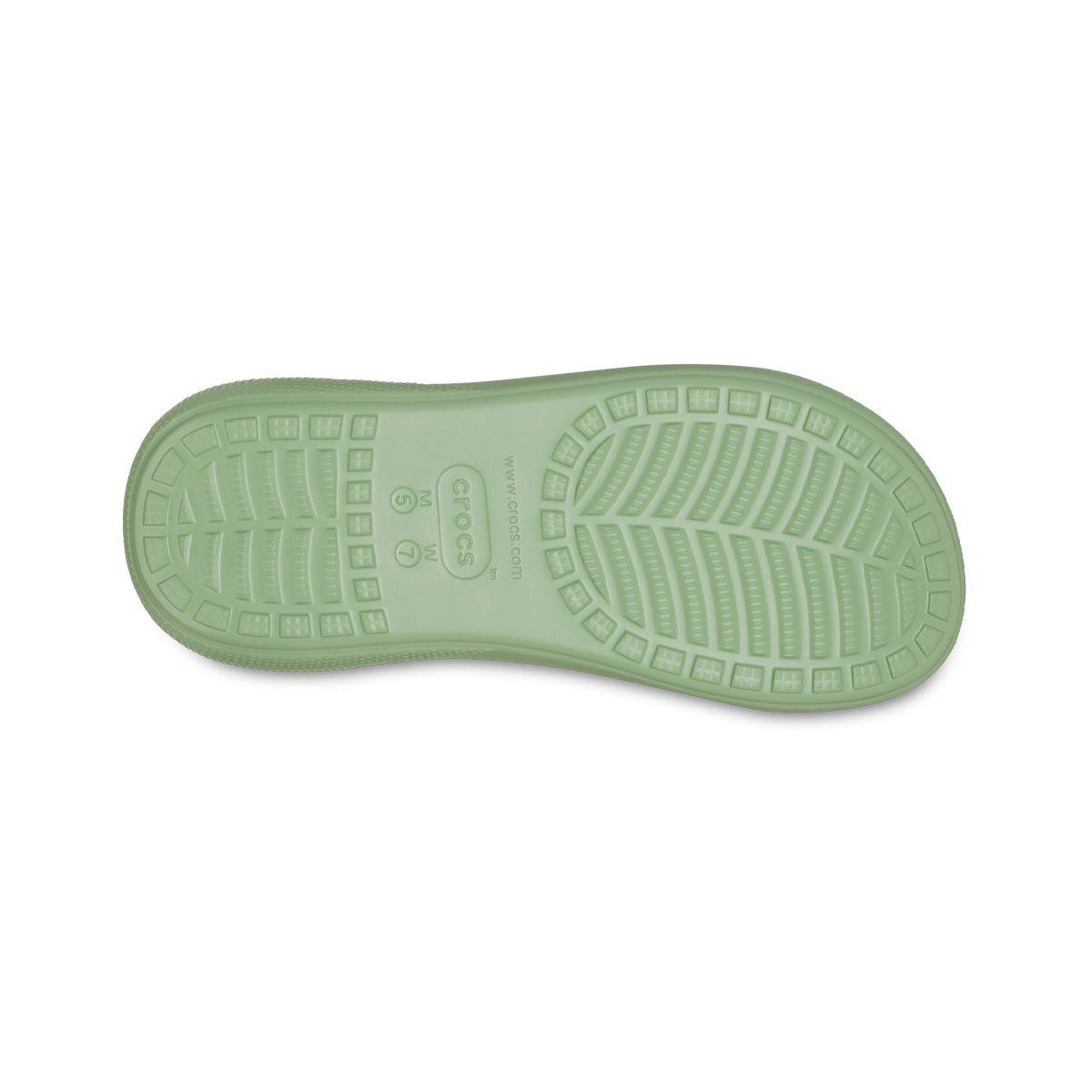 Sandalia Crocs Classic Crush Mujer Verde-3