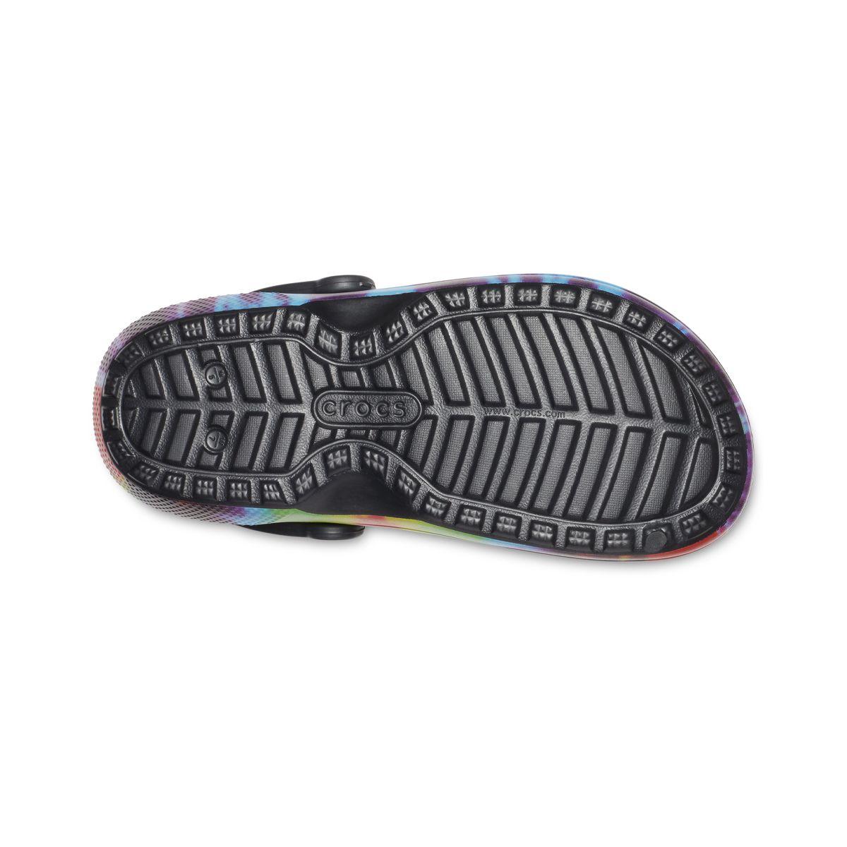Zueco Crocs Classic Lined Tie Dye Unisex Multi/Black-2