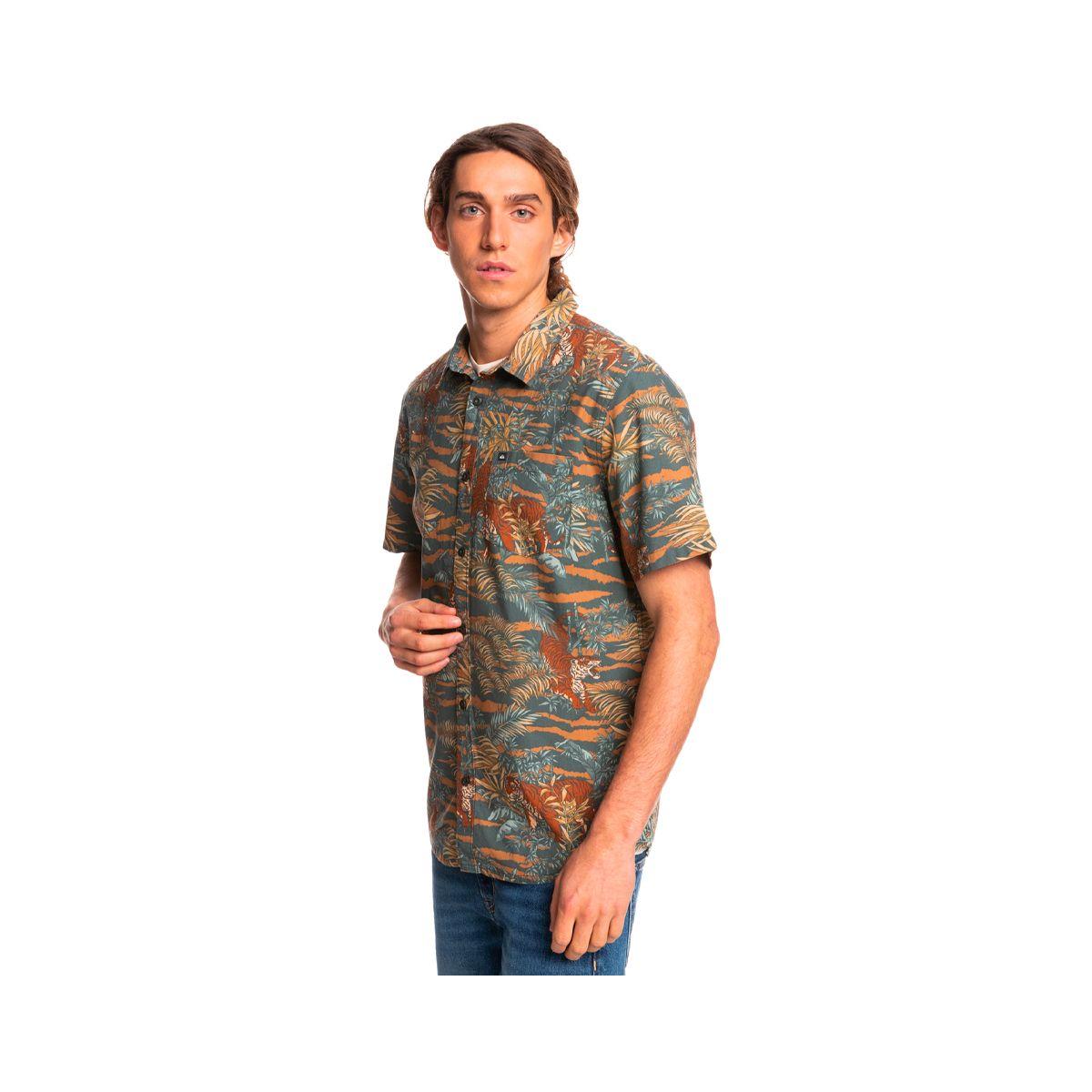 Camisa Quiksilver Tiger Tracks Hombre Urban Chic-0