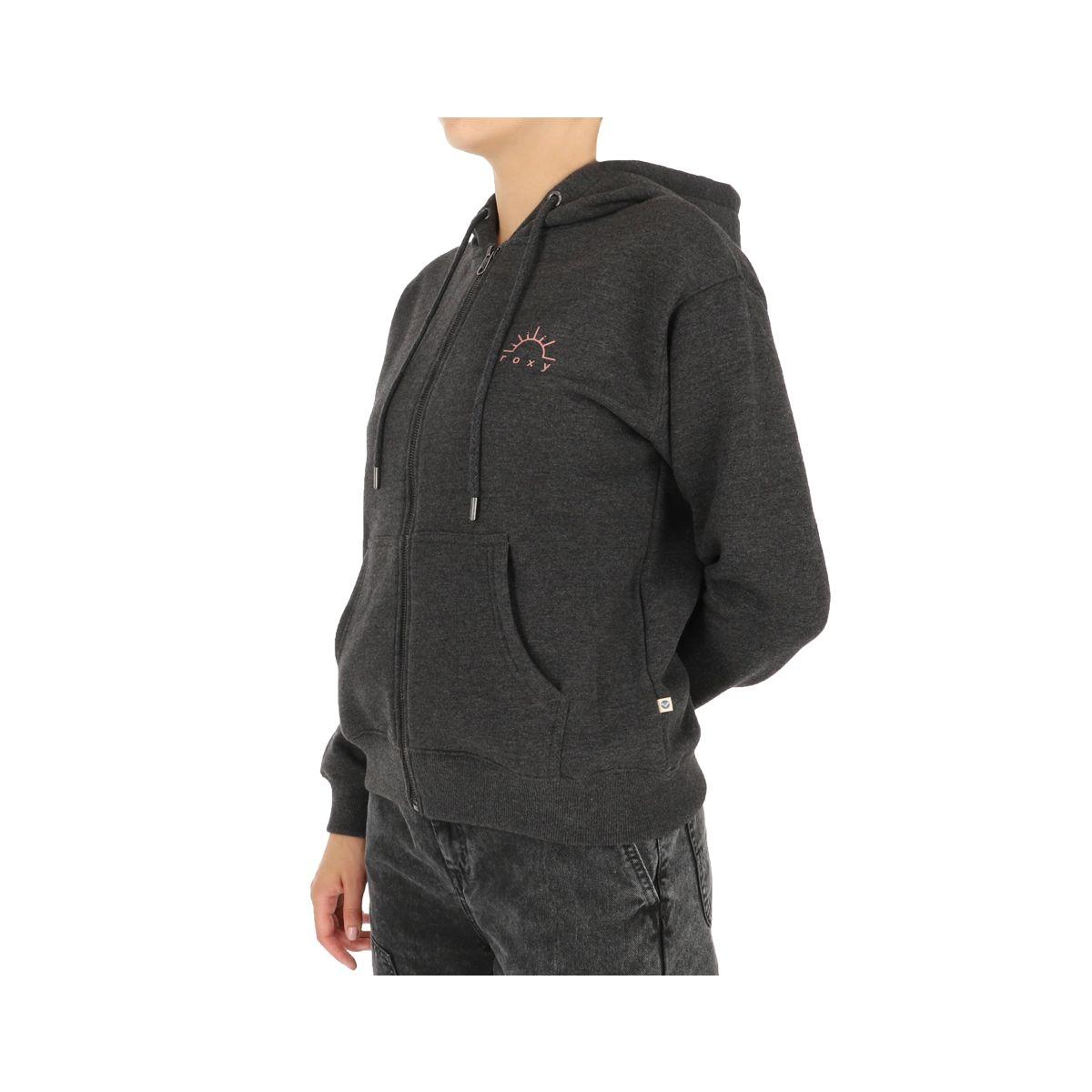 Polerón Roxy Full Zip Mujer Grey Melange-1
