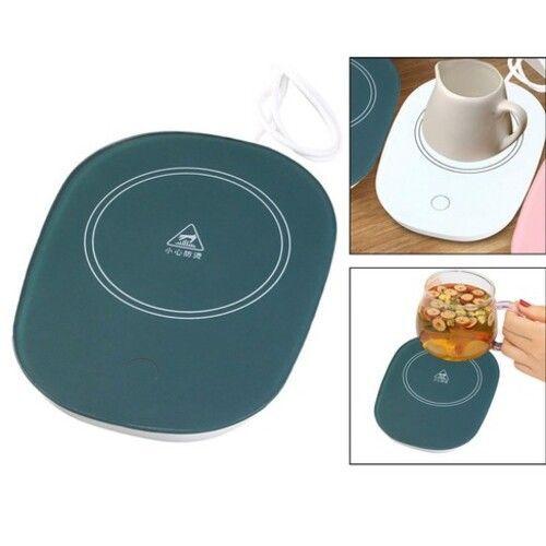 Calentador De Tazon Calienta Taza Cafe Te Posa vaso Verde-0