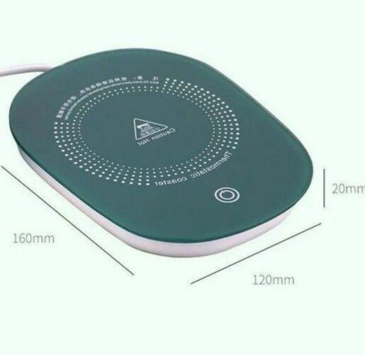 Calentador De Tazon Calienta Taza Cafe Te Posa vaso Verde-1