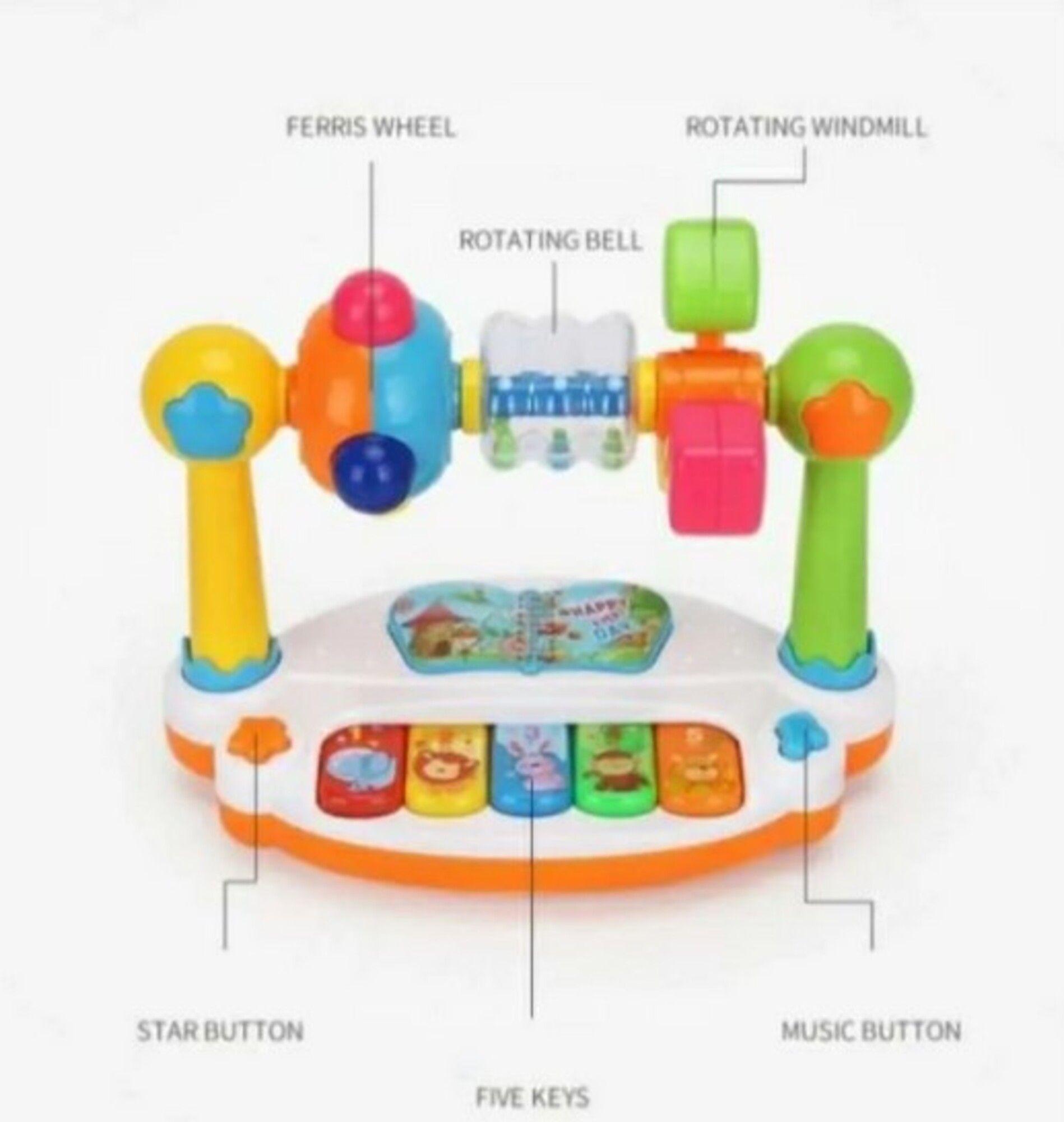 Piano Arco Con Sonido Musical Didáctico Para Bebés-4