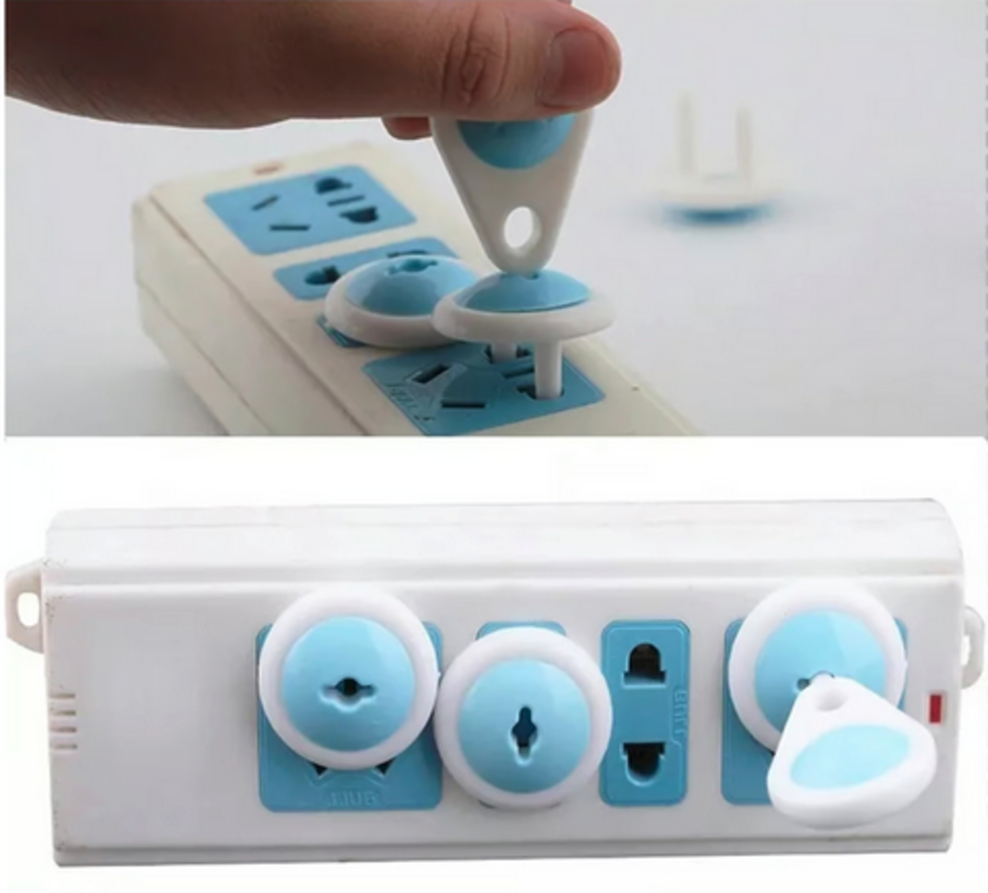 Set 6 Unds protector enchufe protección bebes-2