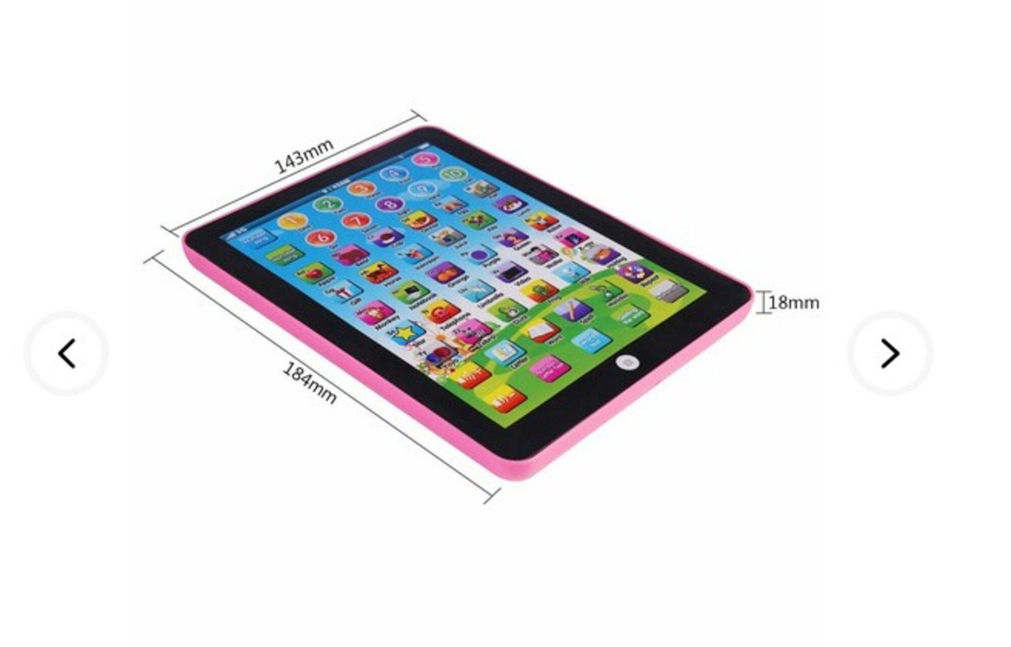 Tablet Didáctica Niños Español Ingles sonidos Rosada-5