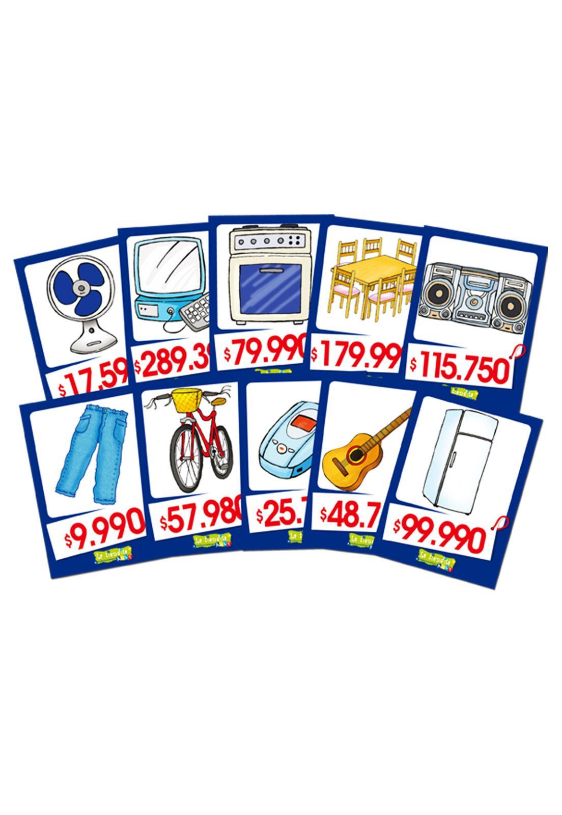 SET TARJETAS DE PRECIOS ÁMBITO CIENTOS MILES-0