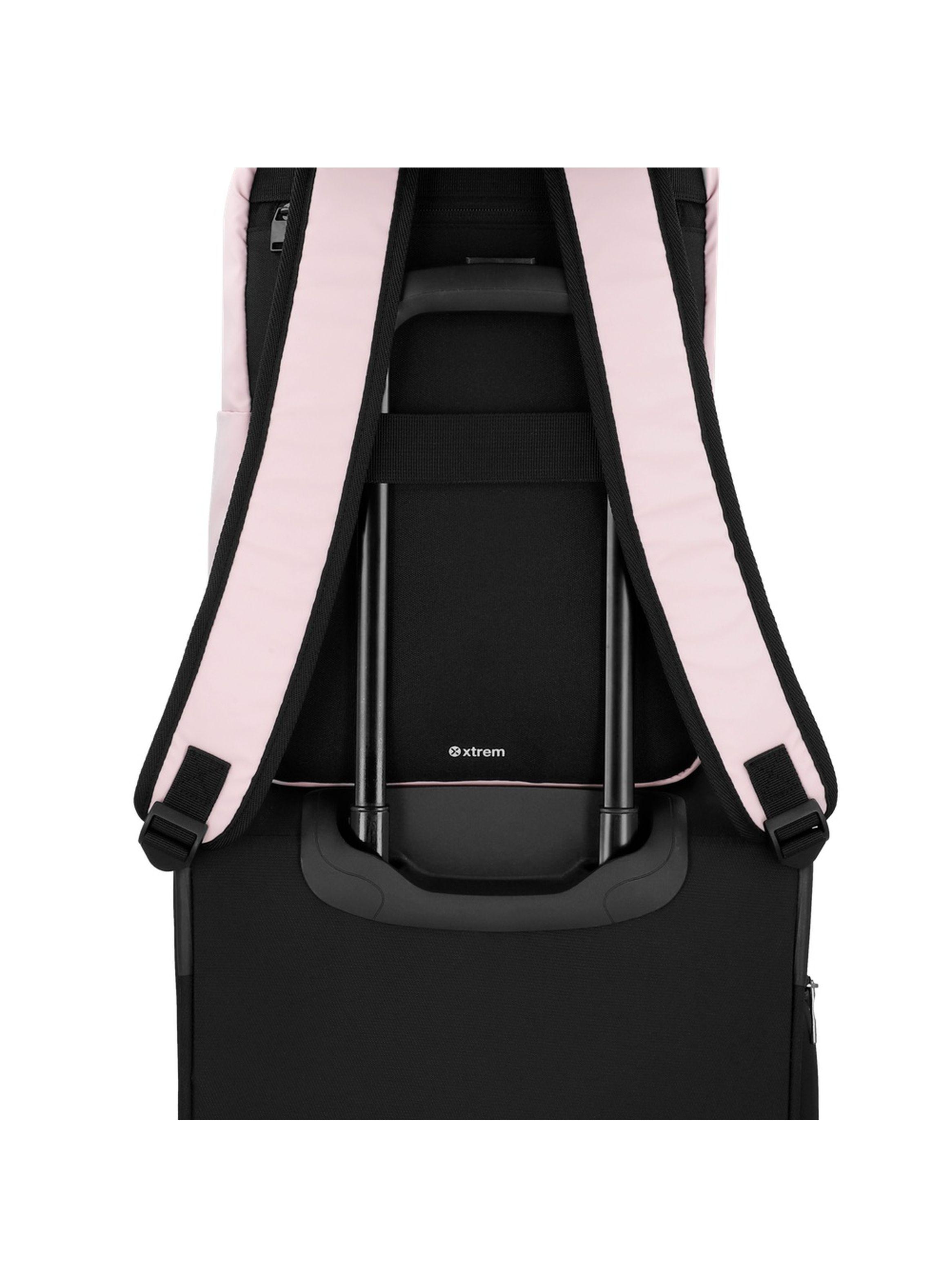 Mochila Notebook 14" Xtrem Nina 6XT Mediana Rosada-8