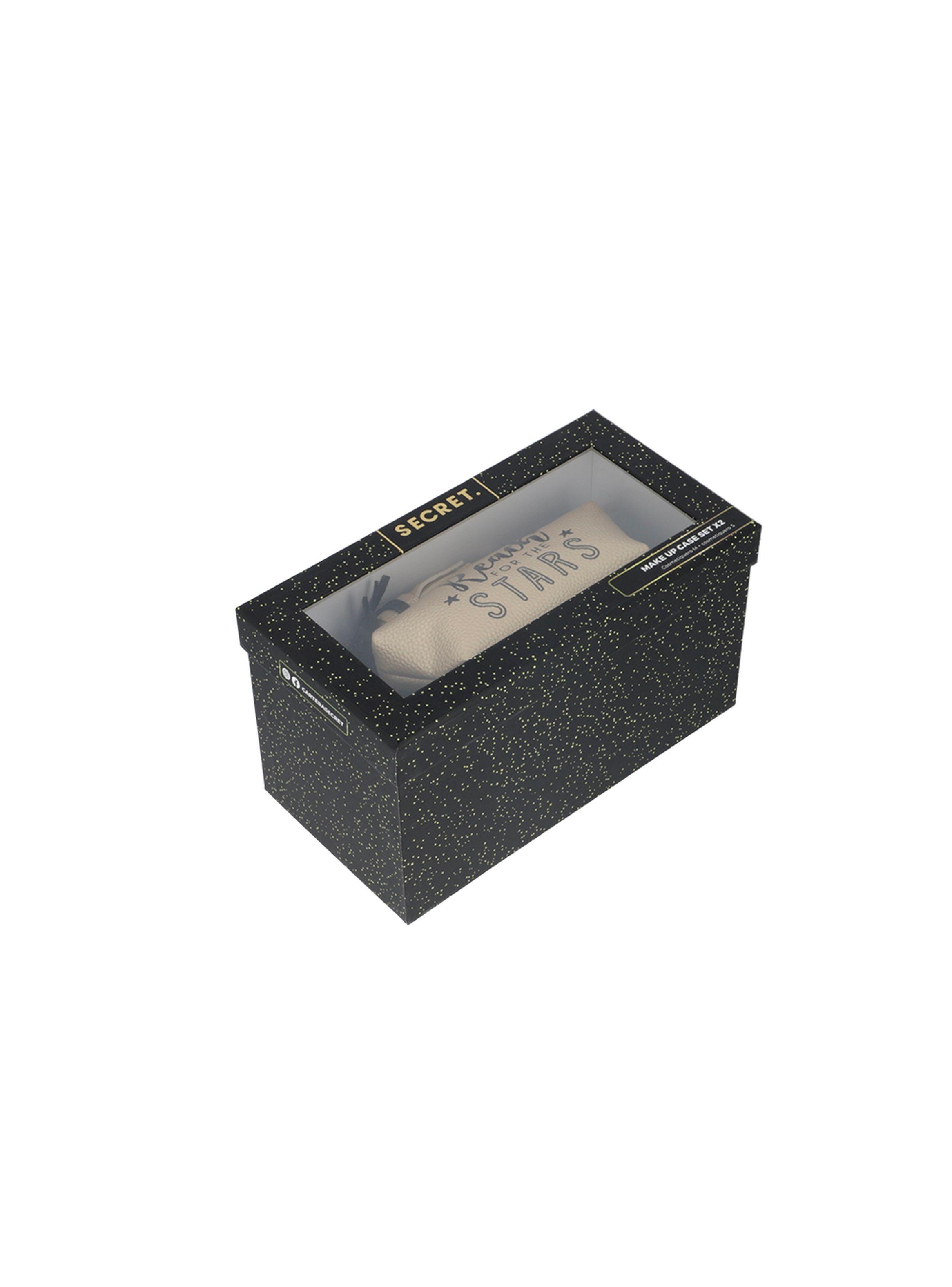 Cosmetiquero 2 unid Secret Niza SS25 Negro-2