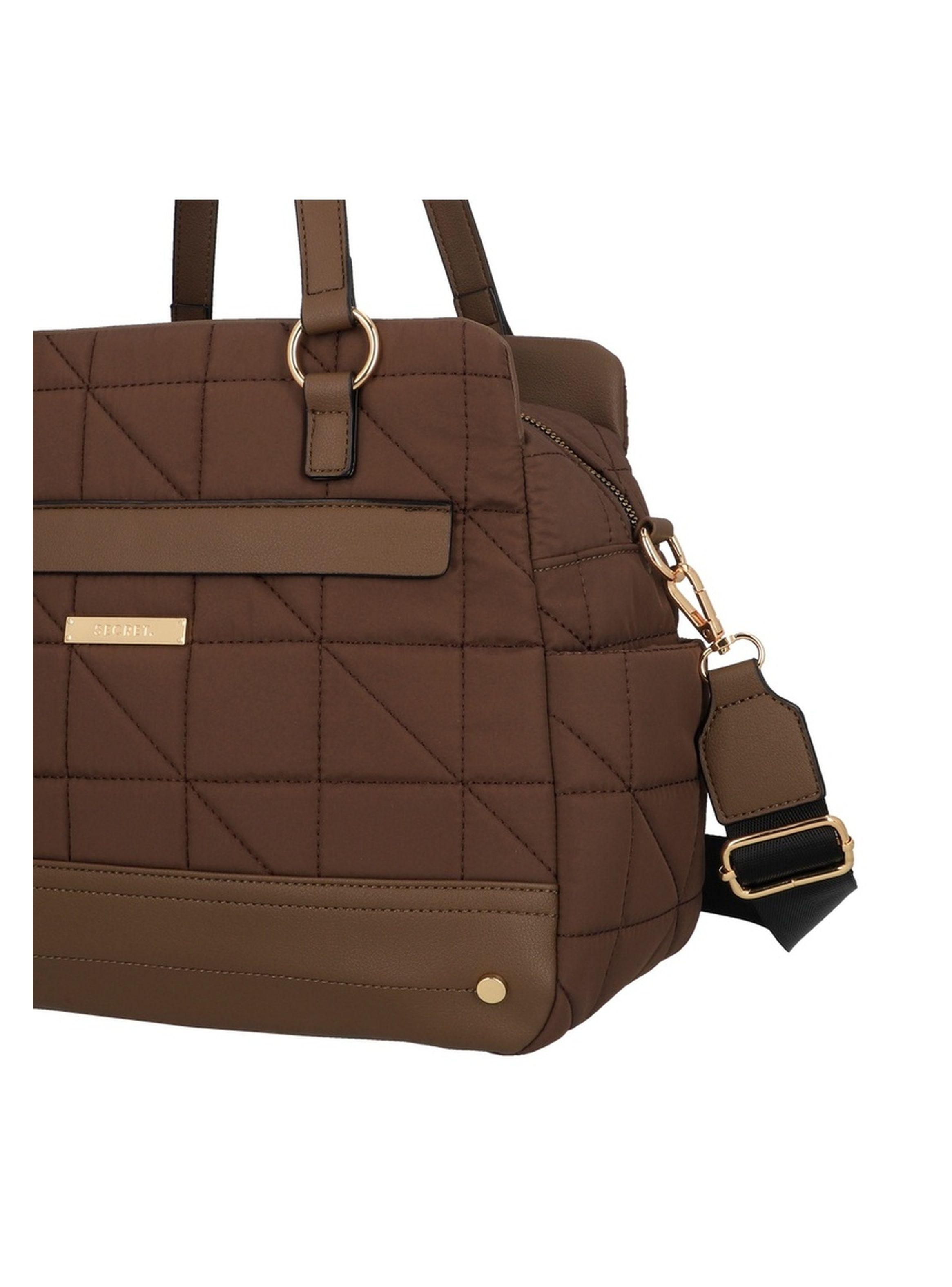 Cartera de hombro Secret Aspen FW25 L Café-4