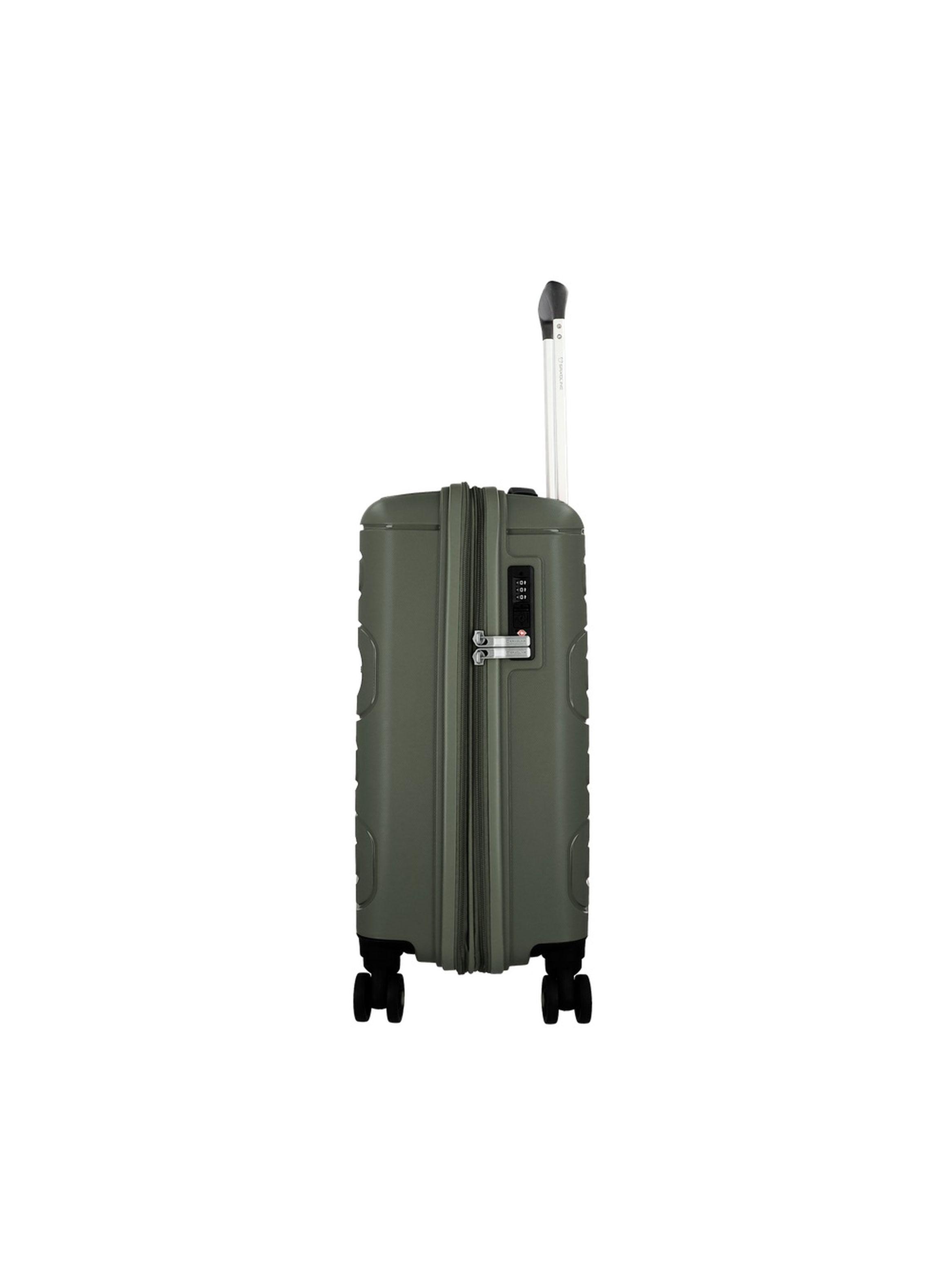 Maleta de Cabina Saxoline Fortress 2.0 Verde Oliva-4