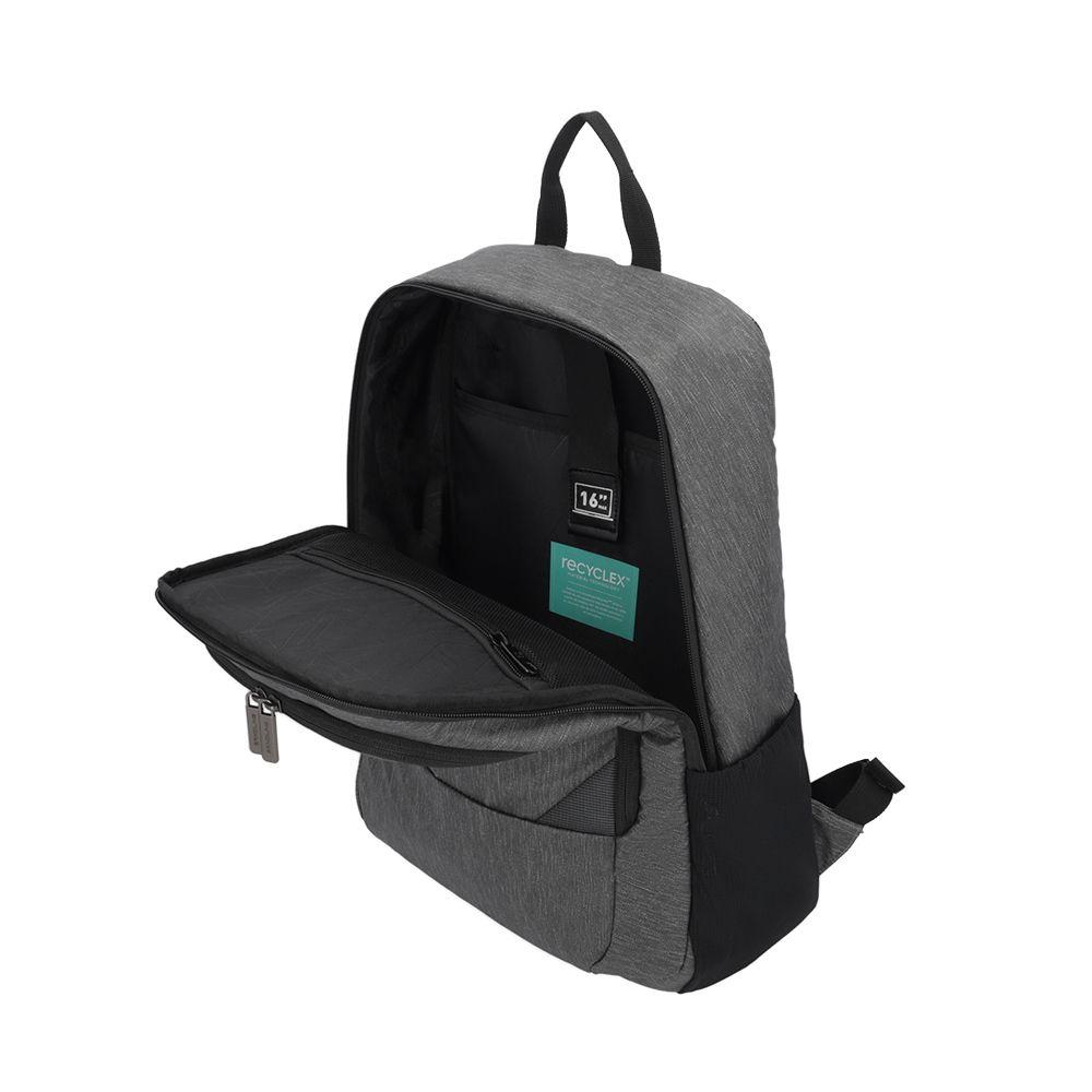 Mochila Notebook Saxoline Road Gris 16"-2