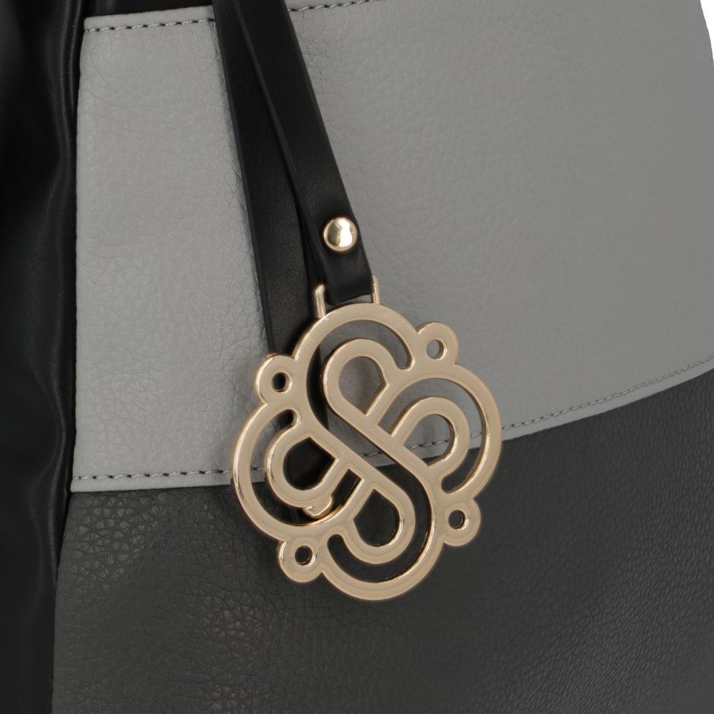 Cartera Panama Casual Negro Secret L-7