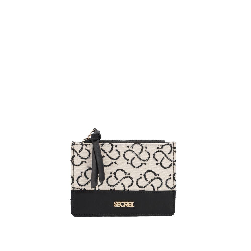 Monedero Toscana Casual Negro Secret L-0