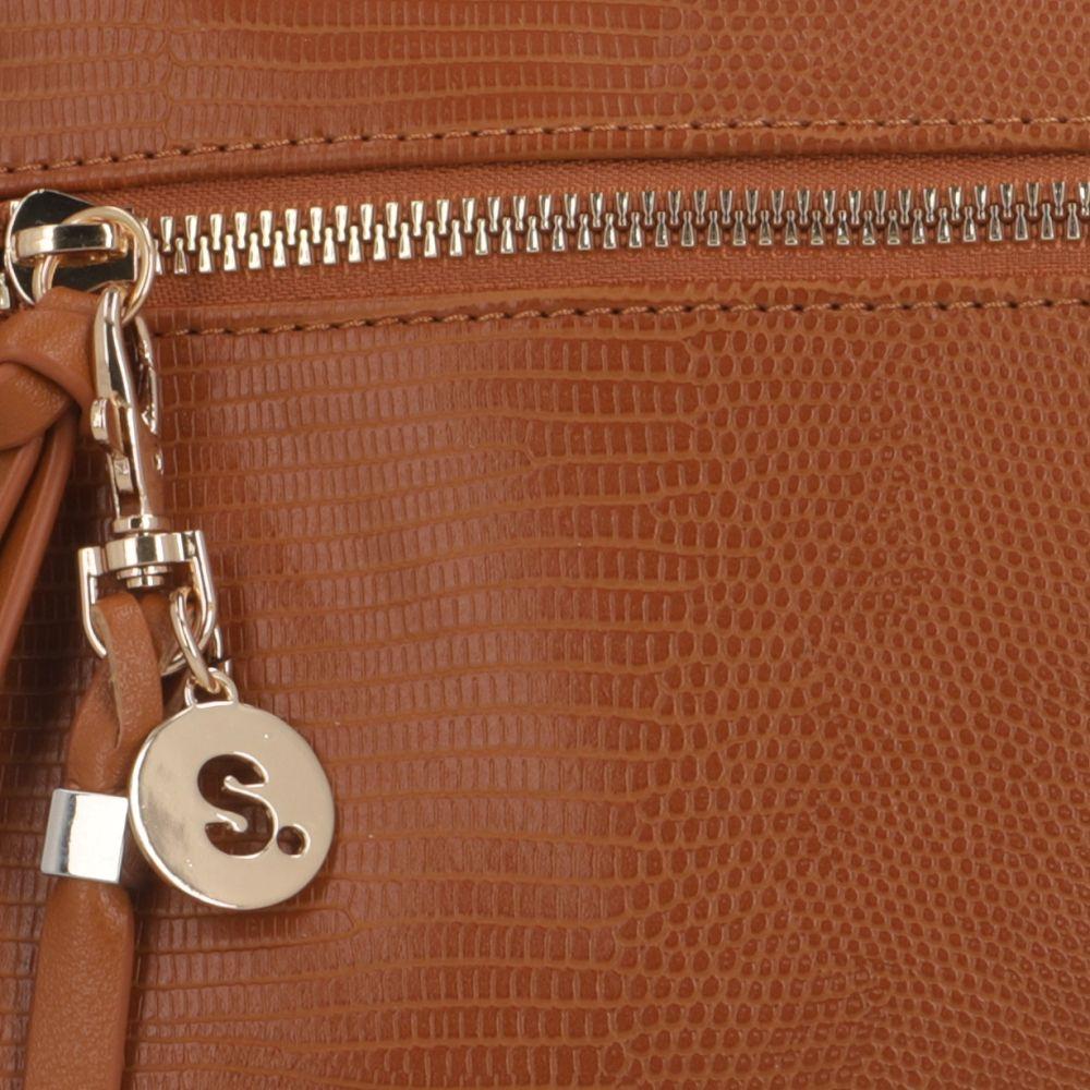 Cartera Bolonia Casual Tostado Secret M-0