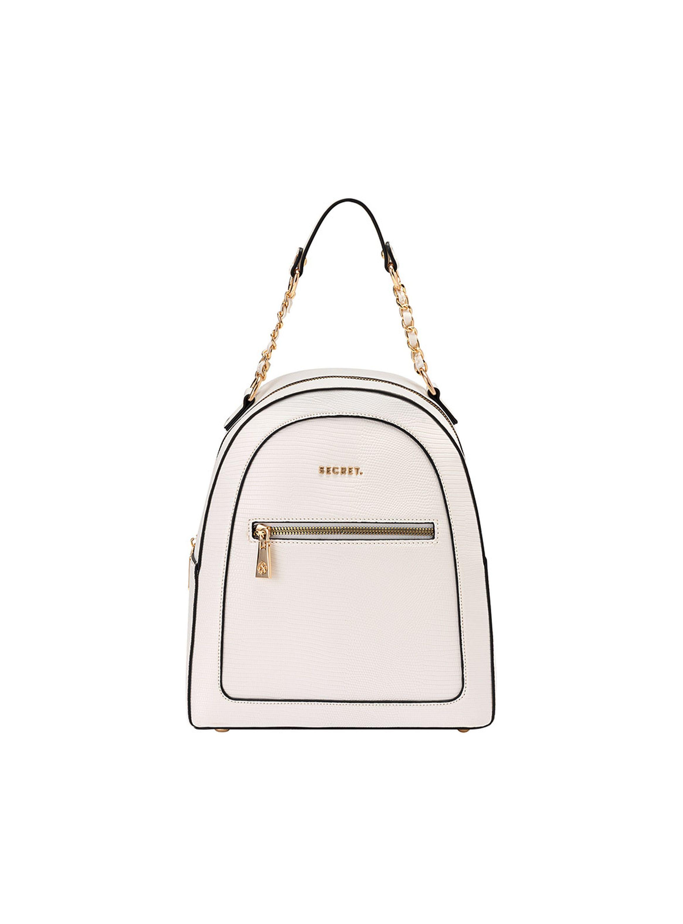 Mochila Secret Virginia FW24 Blanco M-0