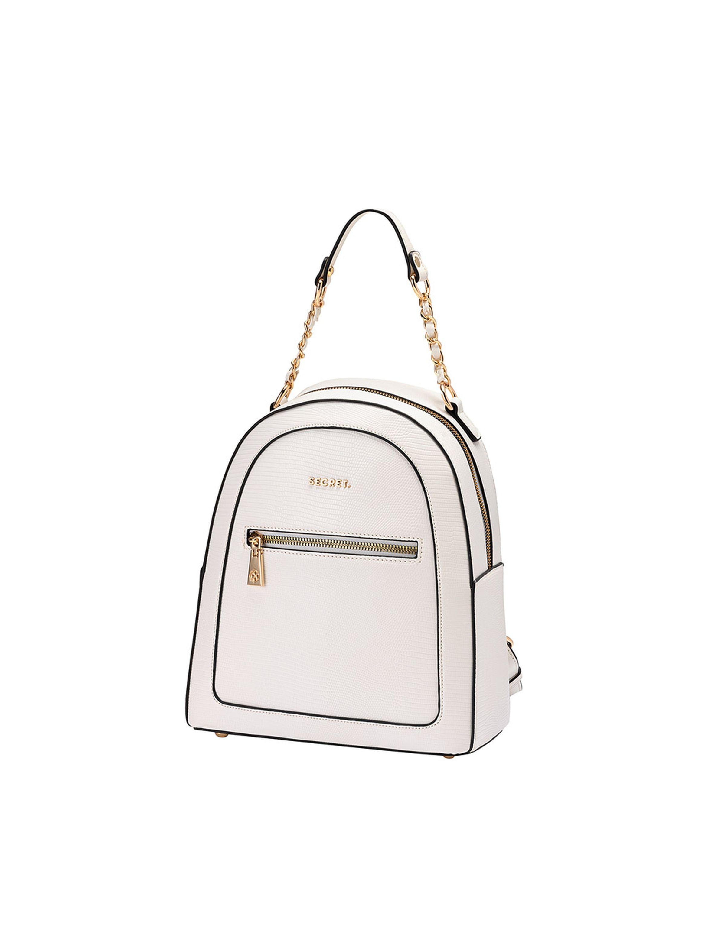 Mochila Secret Virginia FW24 Blanco M-1