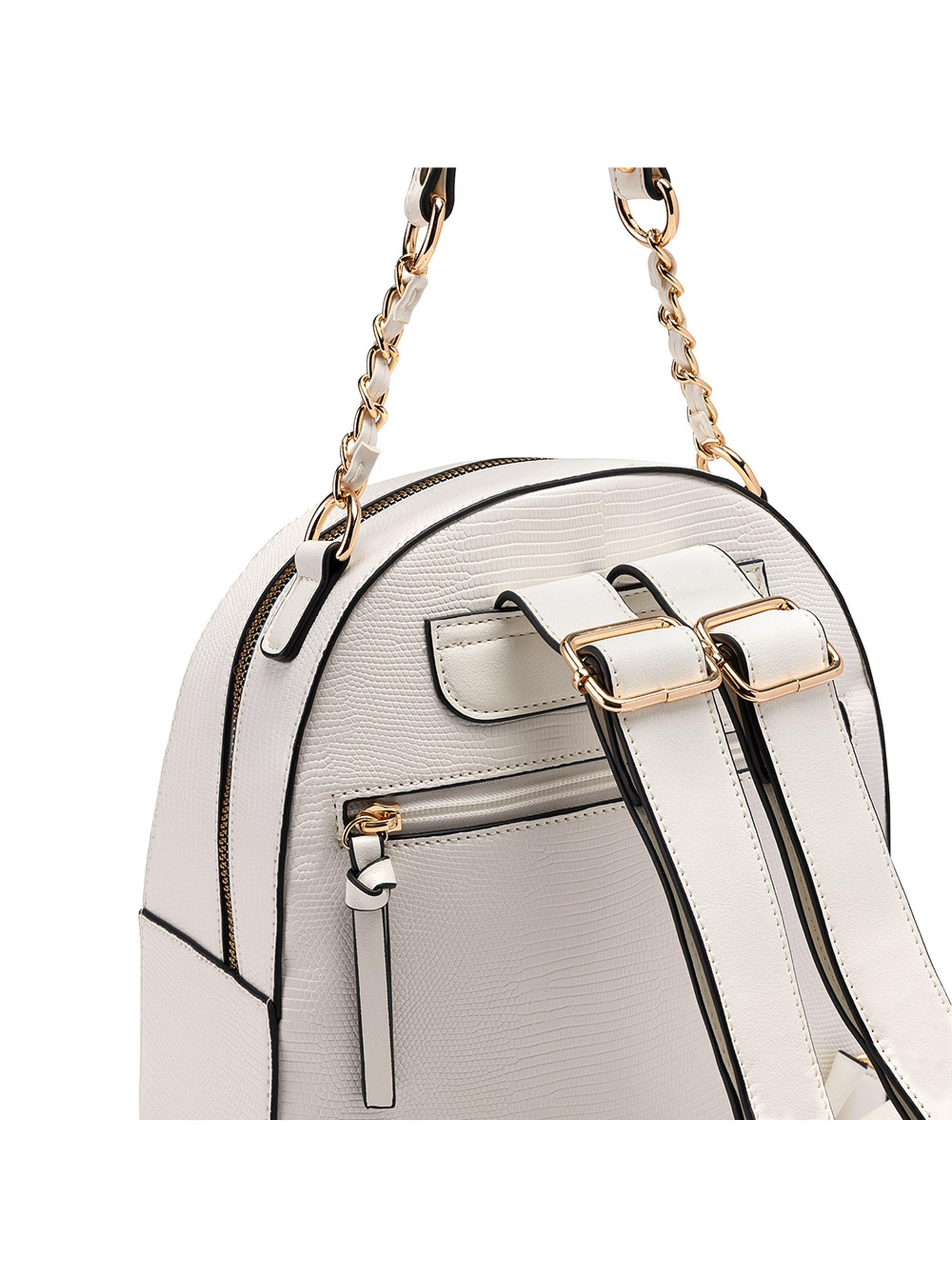 Mochila Secret Virginia FW24 Blanco M-5