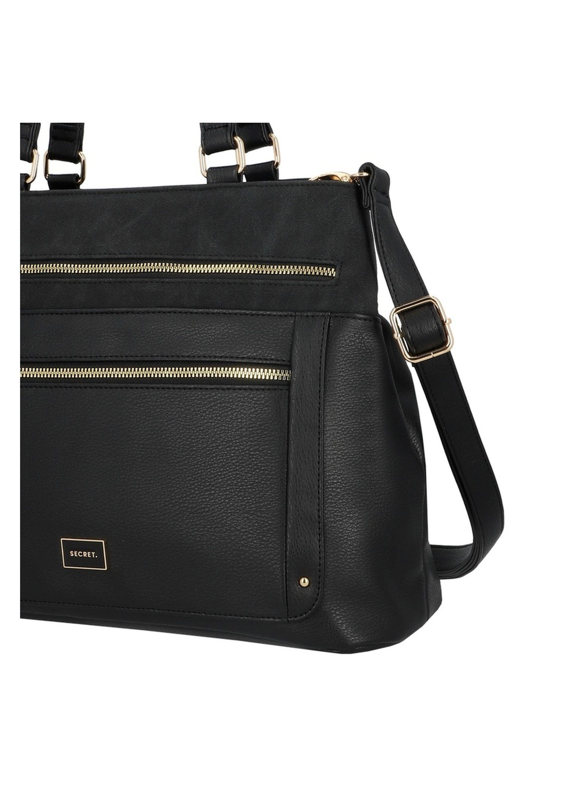 Cartera Tote Secret Lourdes FW25 L Negro-4