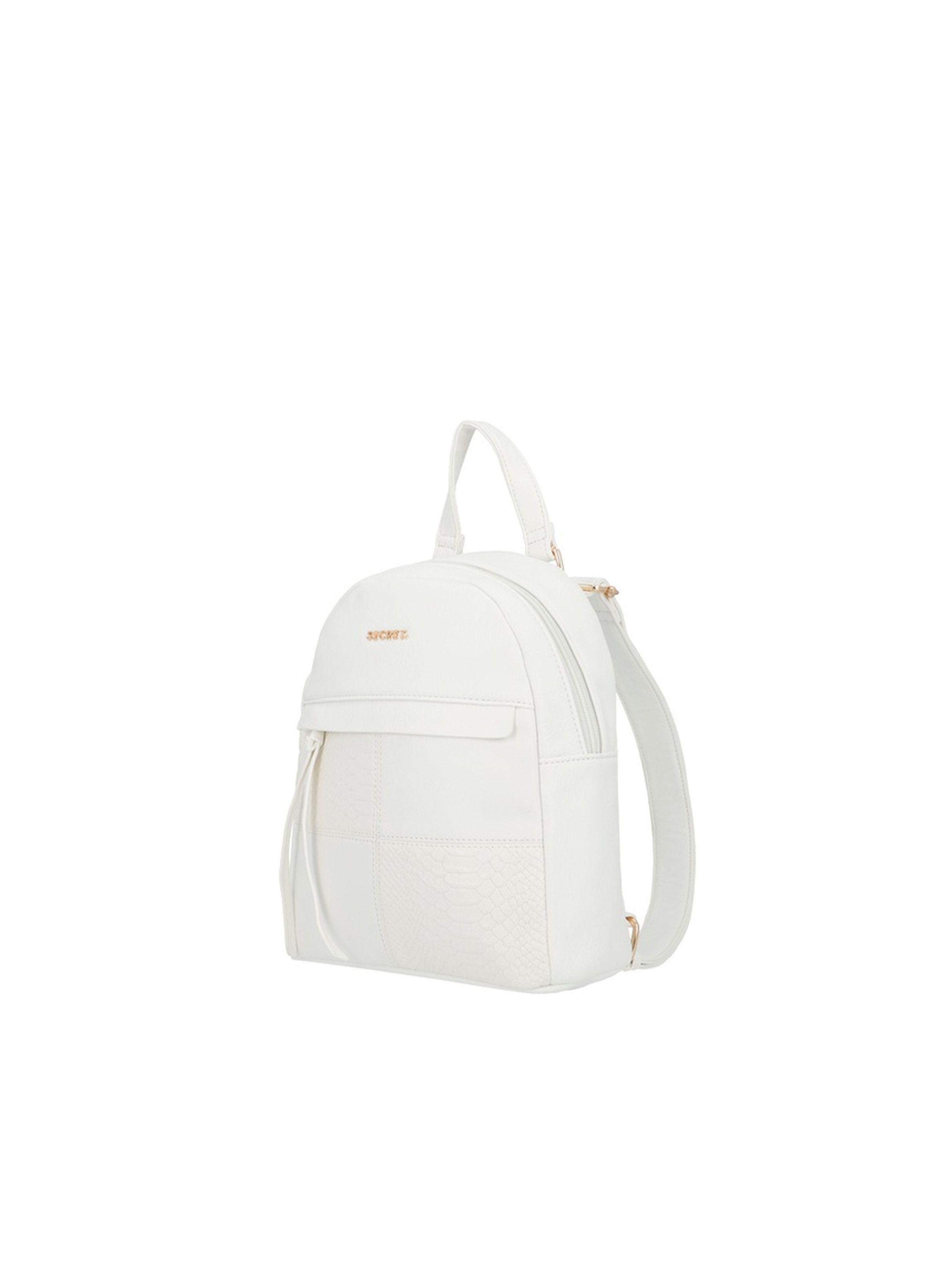 Mochila Secret Hungria FW25 Blanco M-1