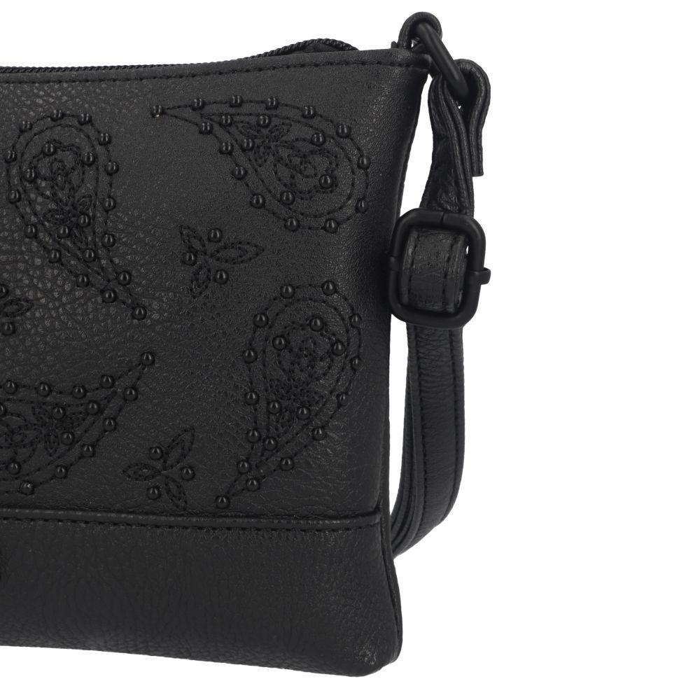 Cartera Oxford Casual Negro Secret XS-6