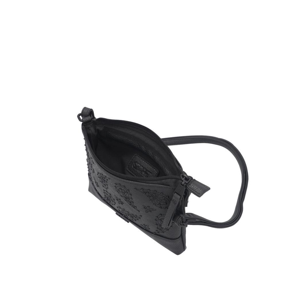 Cartera Oxford Casual Negro Secret XS-3