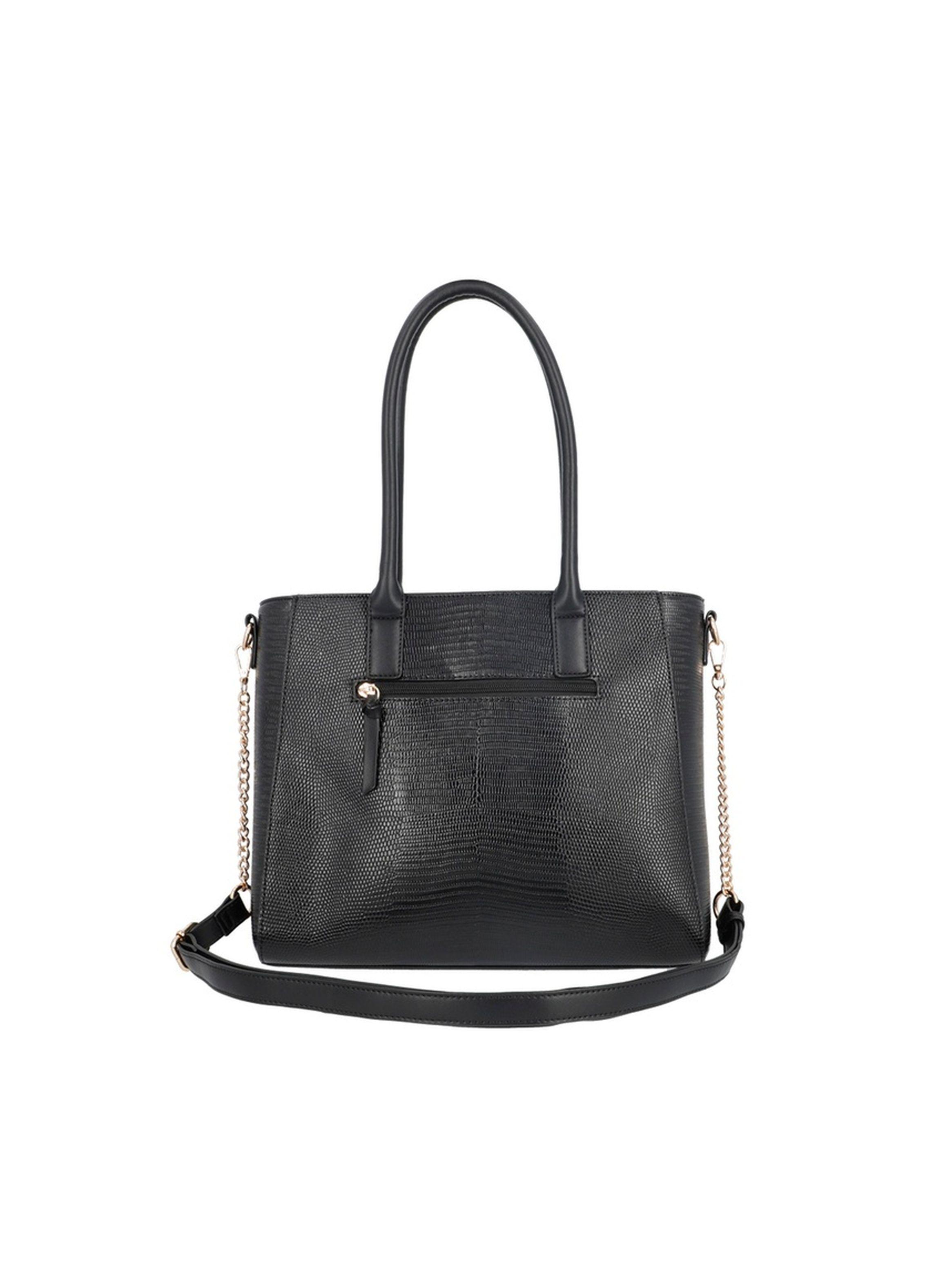 Cartera Tote Secret Virginia SS25 Negro L-2