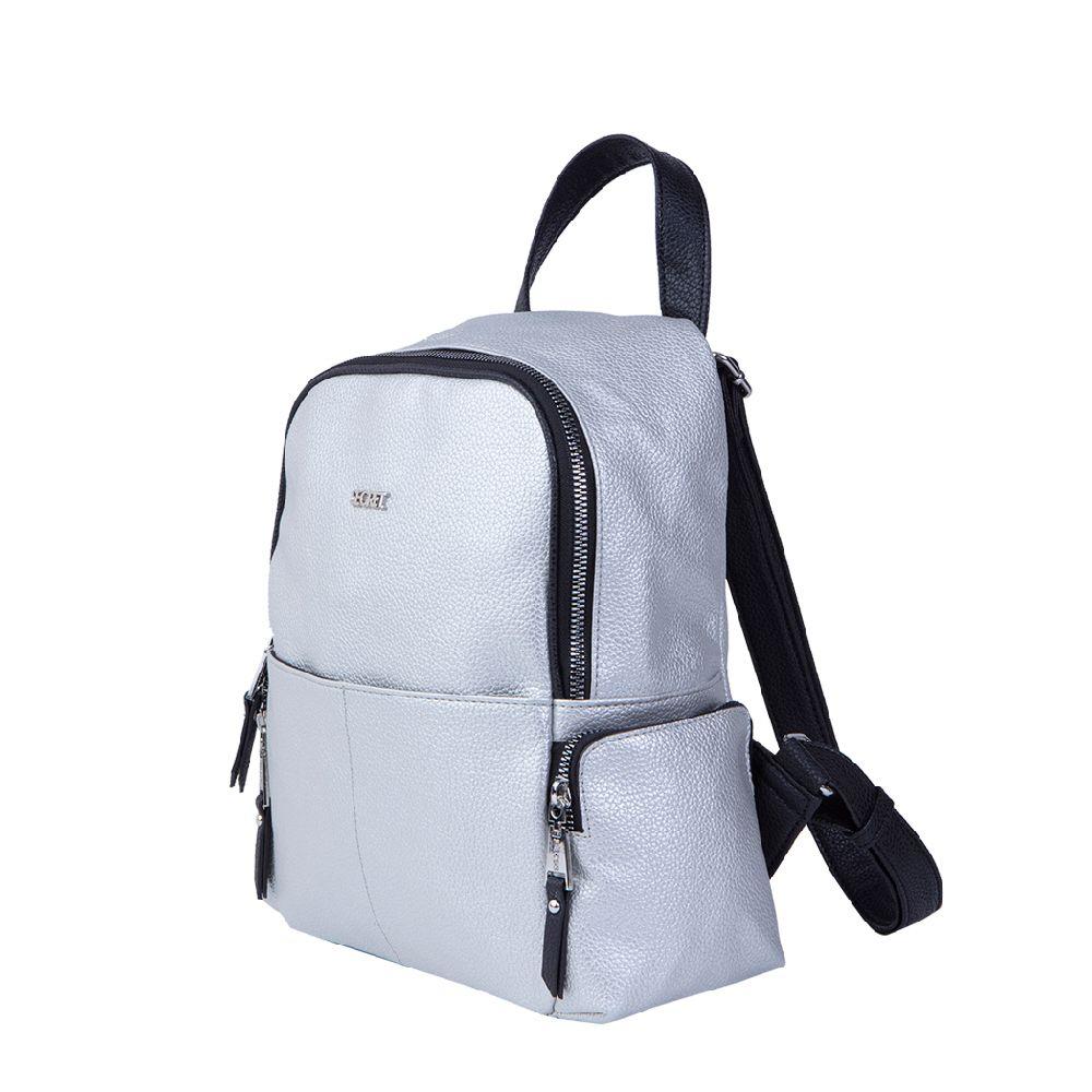 Mochila Amsterdam Plateada Secret-1