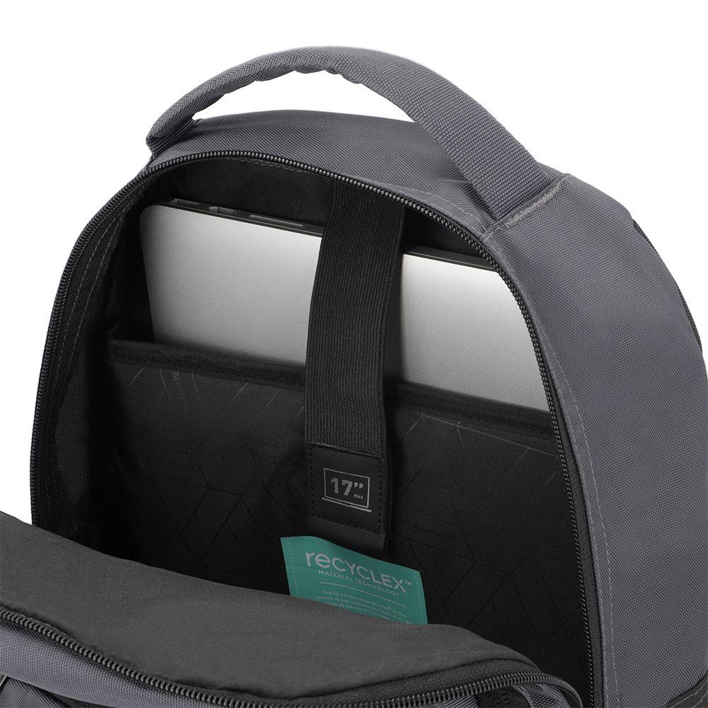 Mochila Notebook Saxoline Crossway Gris 17"-6