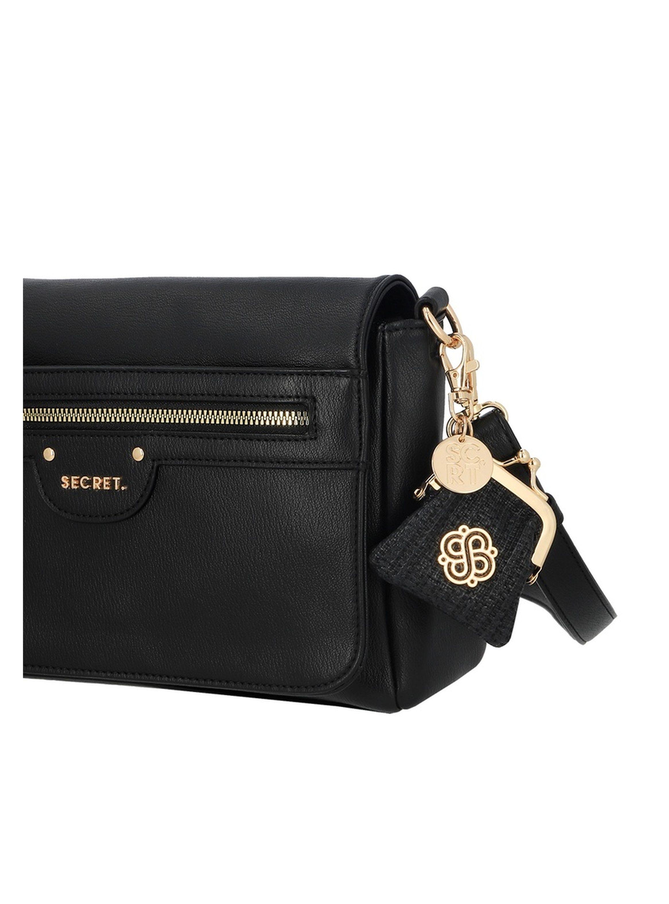 Bandolera Secret Lisse FW25 M Negro-6