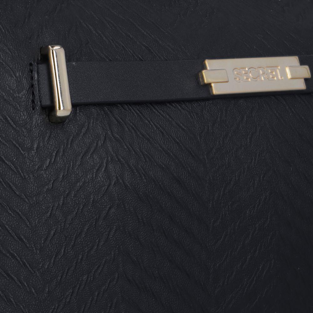 Cartera Kansas Casual Negro Secret M-7