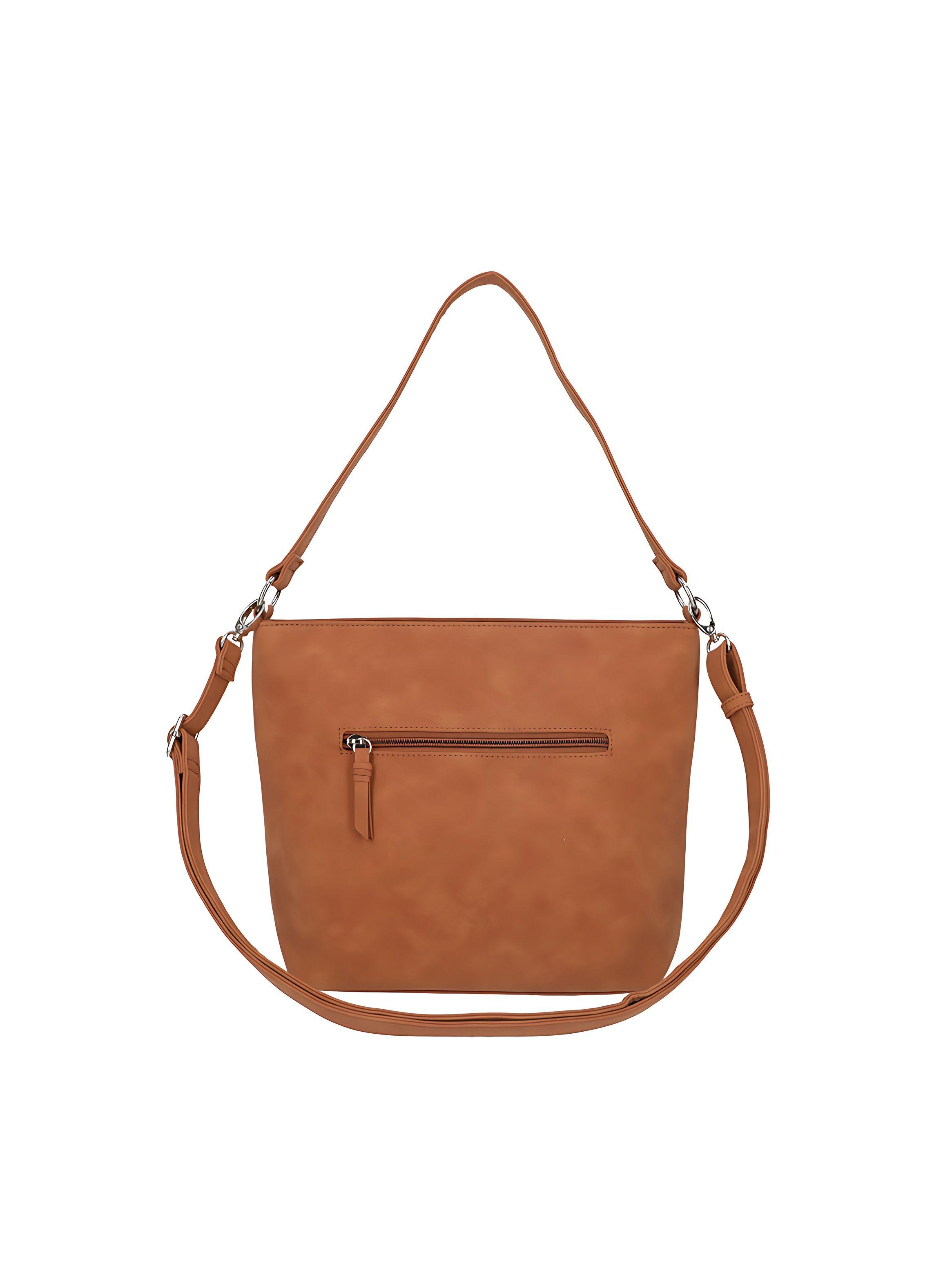Cartera de hombro Secret Palermo FW24 Café L-2