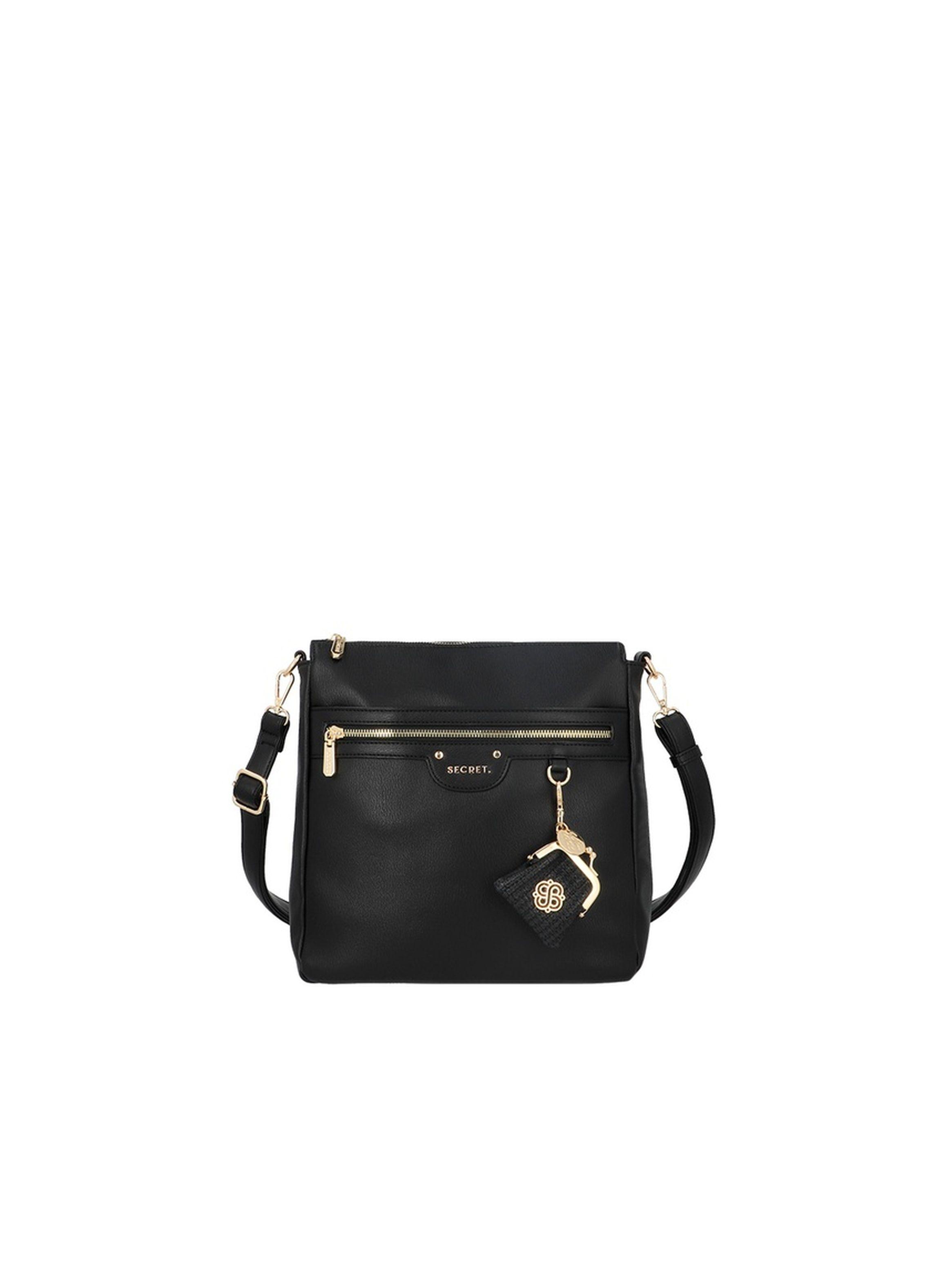 Bandolera Secret Lisse FW25 L Negro-0