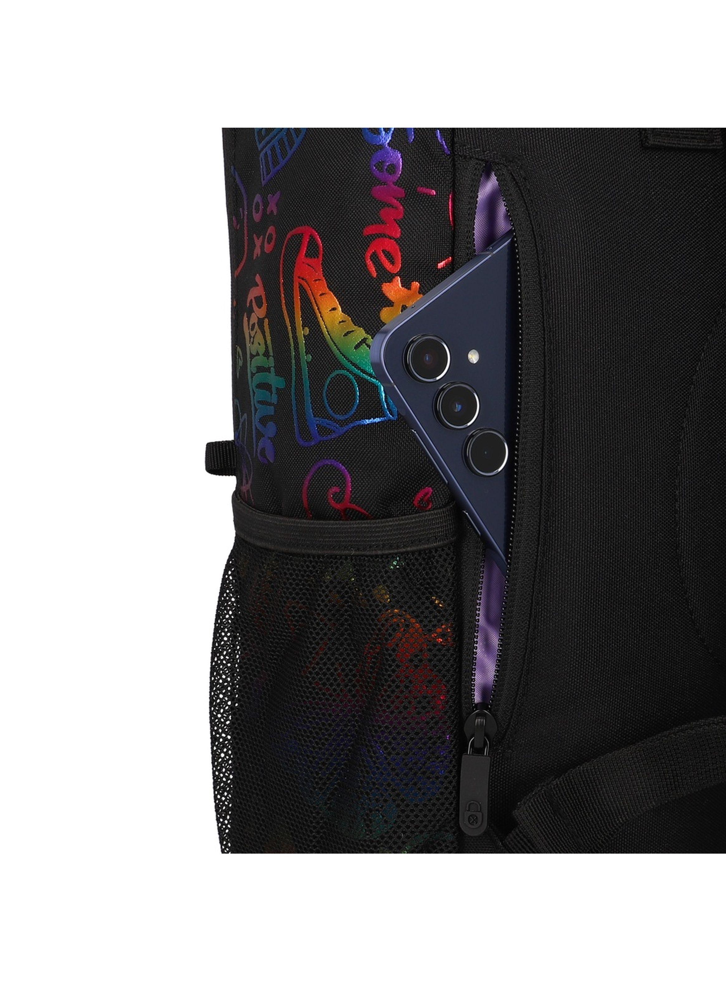 Mochila Notebook Xtrem Leia 6XT Negro/Multicolor 15"-6