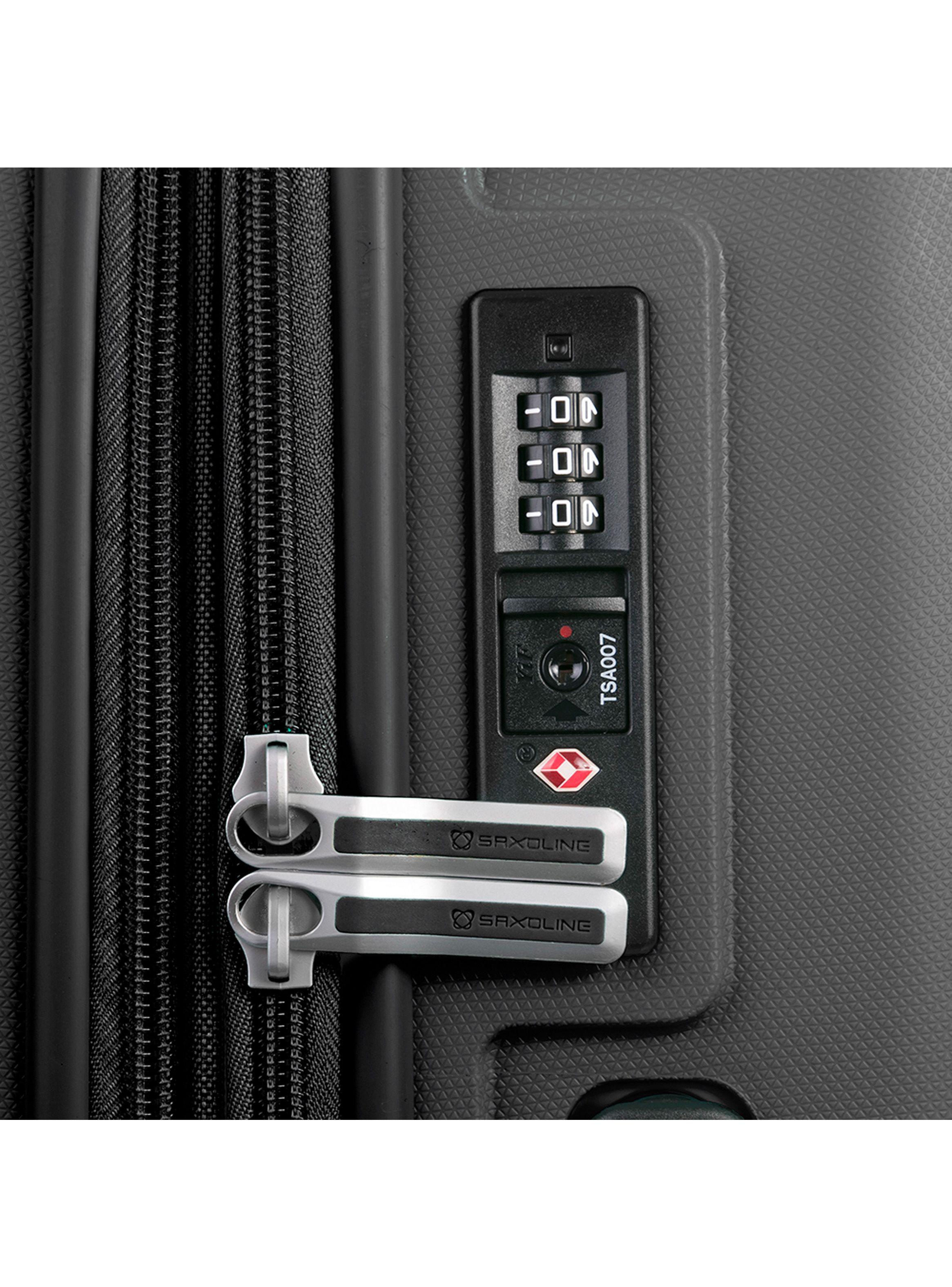 Maleta de Cabina Expandible Saxoline Fortress Negro-7