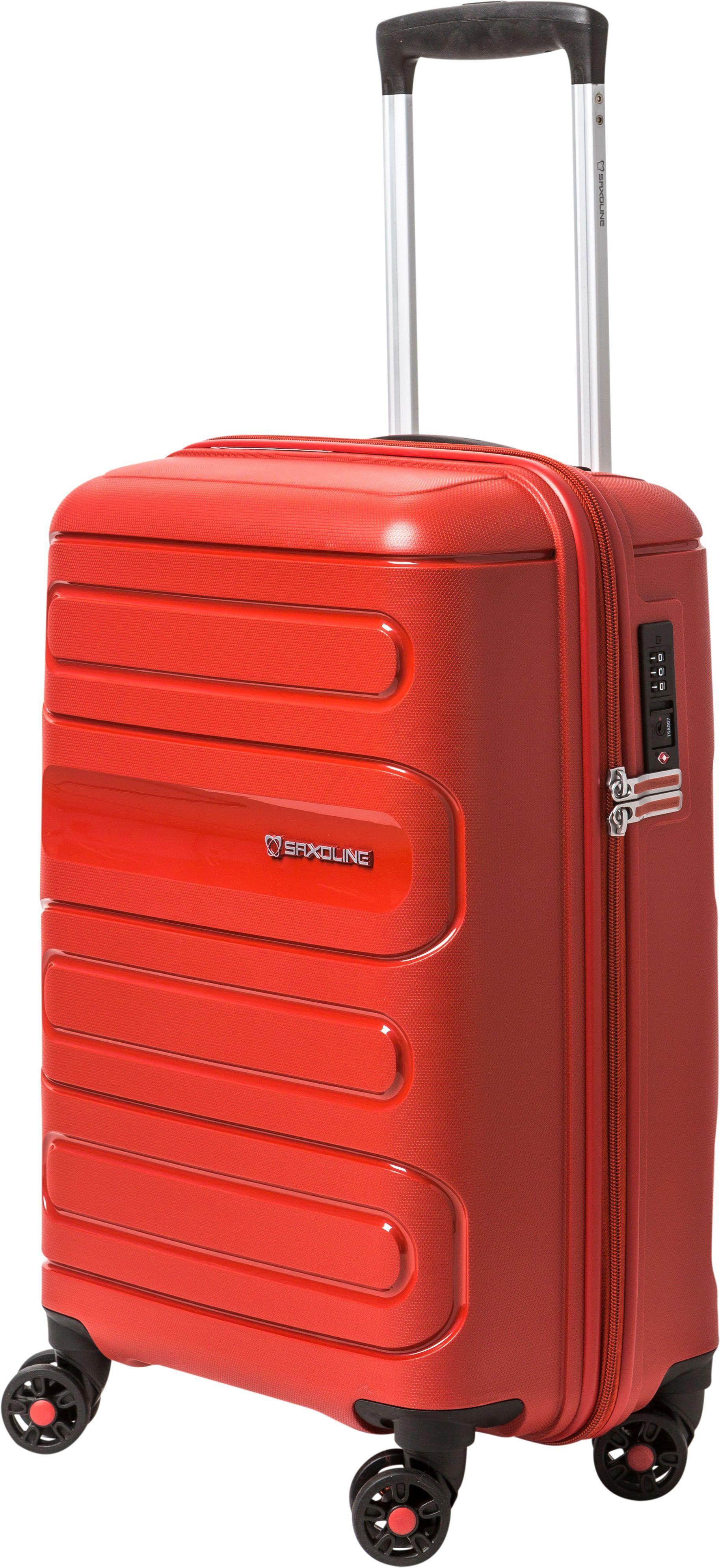Maleta de Cabina Saxoline Fortress Rojo-0