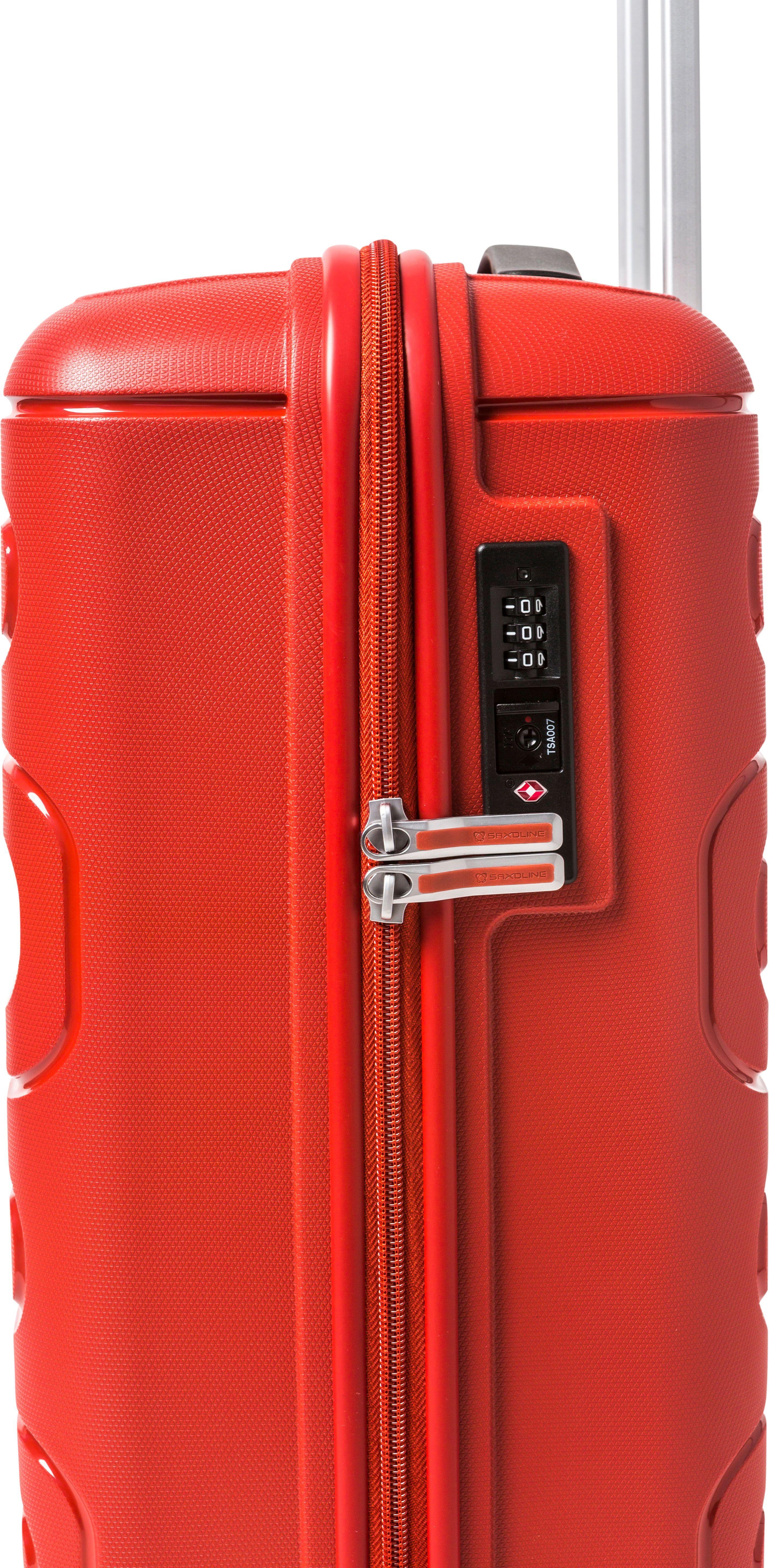 Maleta de Cabina Saxoline Fortress Rojo-4