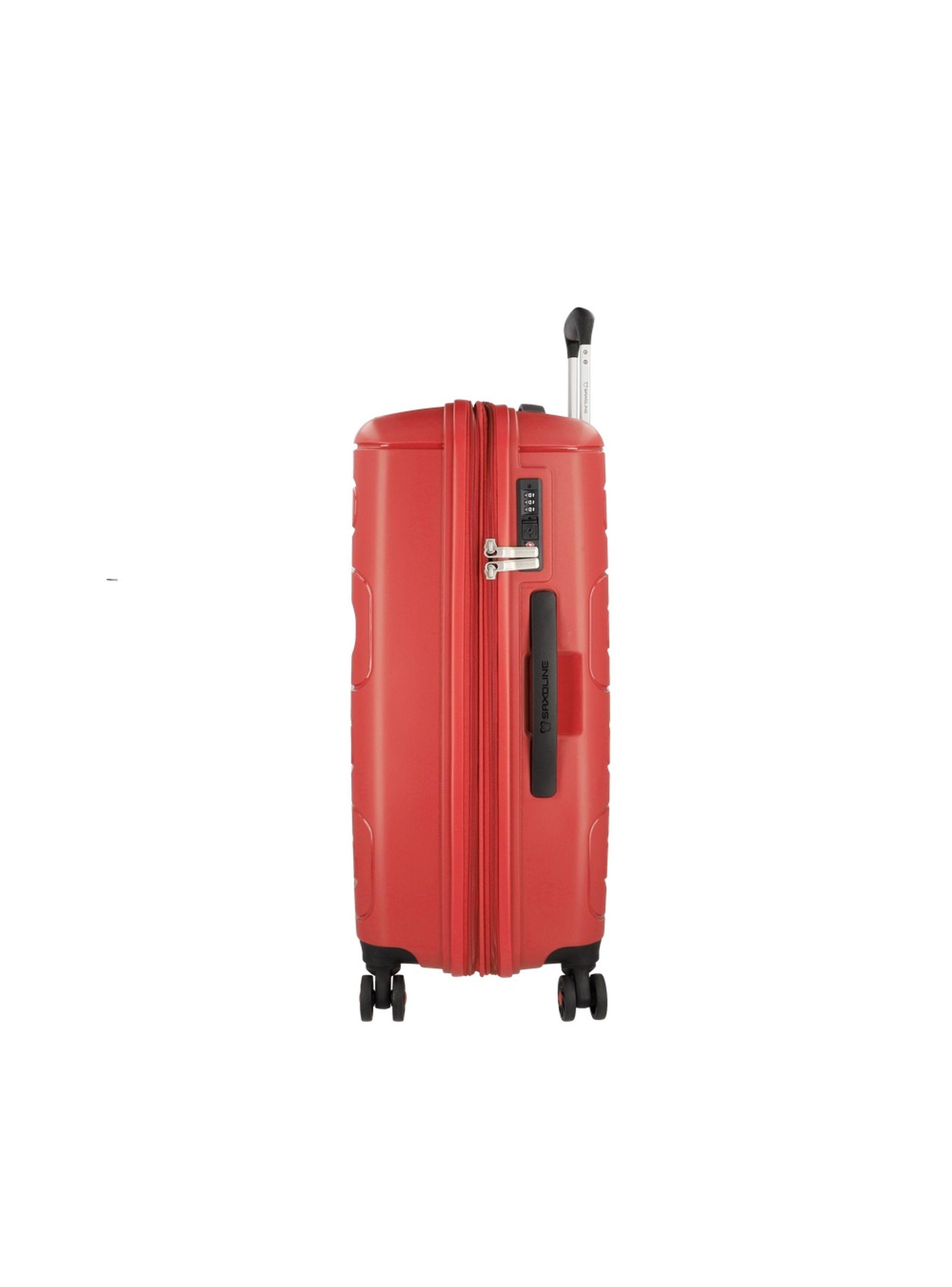 Maleta Mediana Saxoline Fortress 2.0 Rojo-5