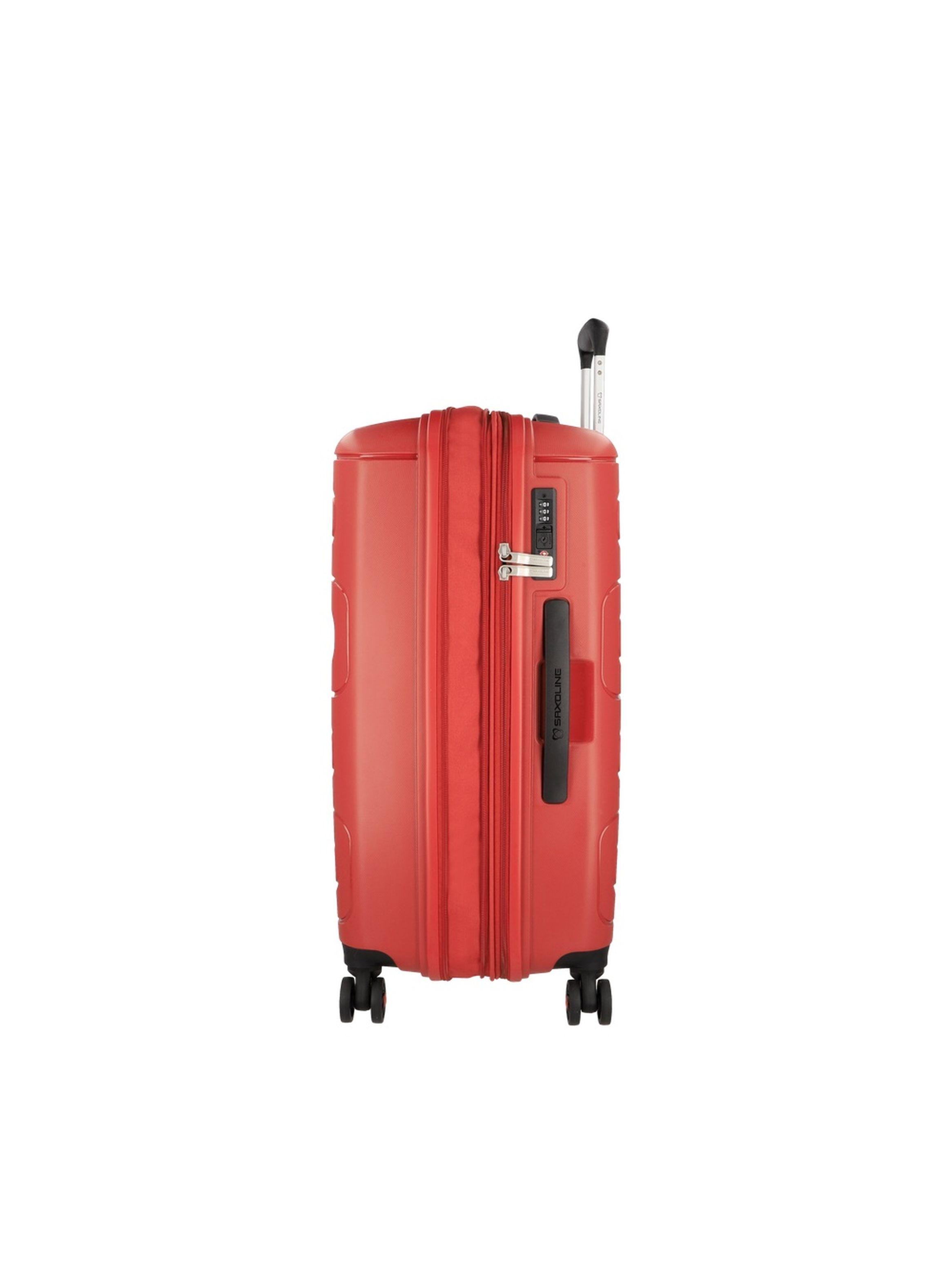 Maleta Mediana Saxoline Fortress 2.0 Rojo-6