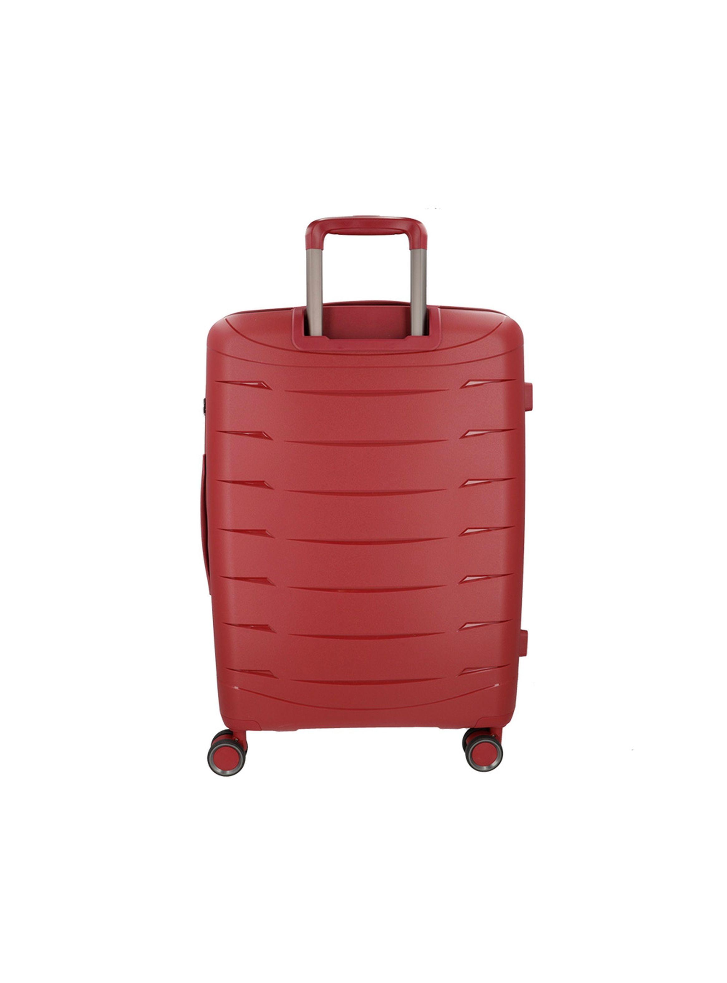 Maleta Mediana Saxoline Moonstone Rojo-2